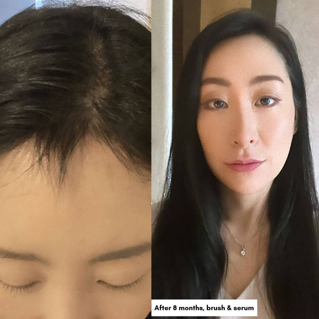 Gua Sha Hair & Scalp Brush: Black Edition Beauty Snow Fox Skincare