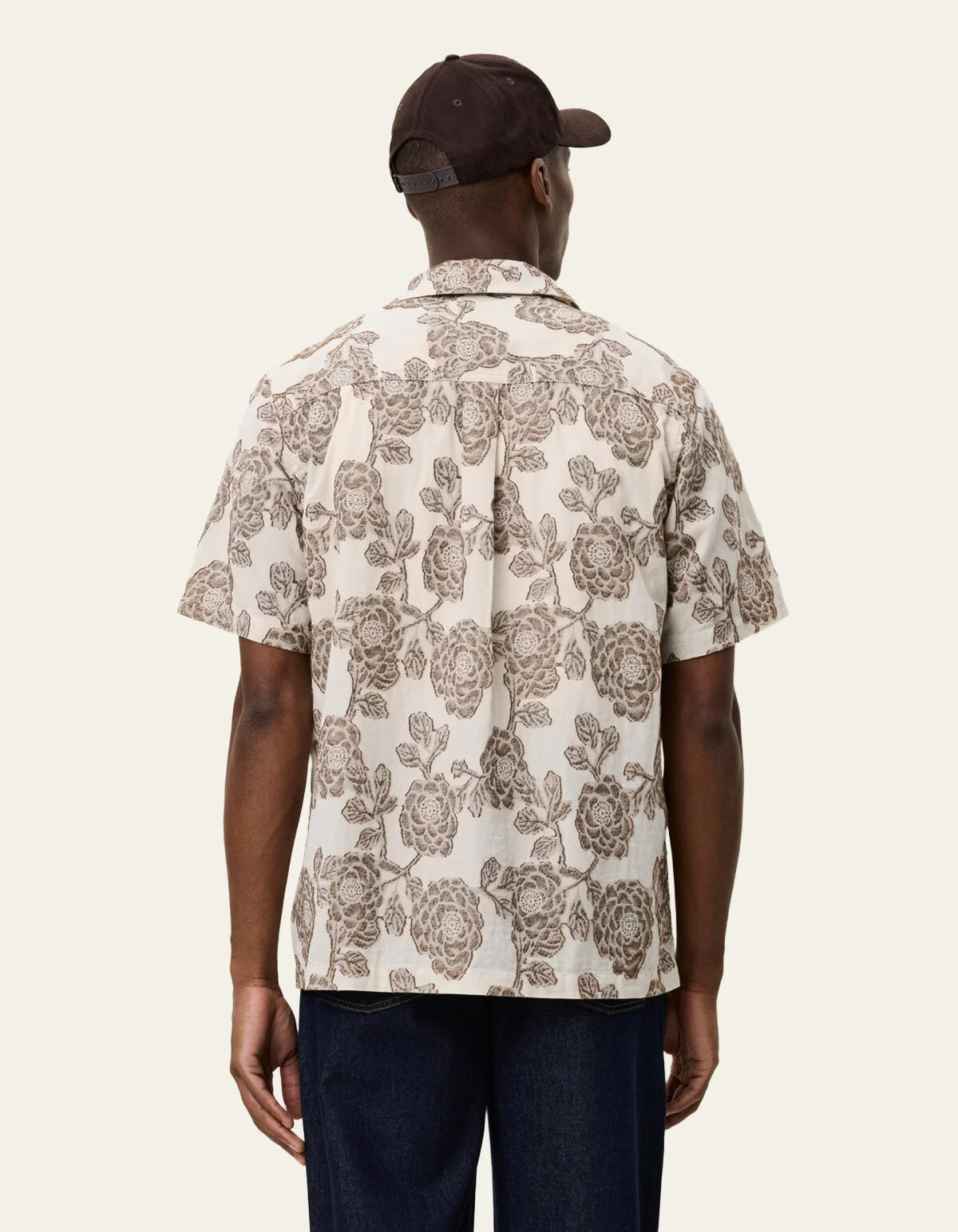 Lesley Flower Jacquard SS Shirt Shirts Les Deux