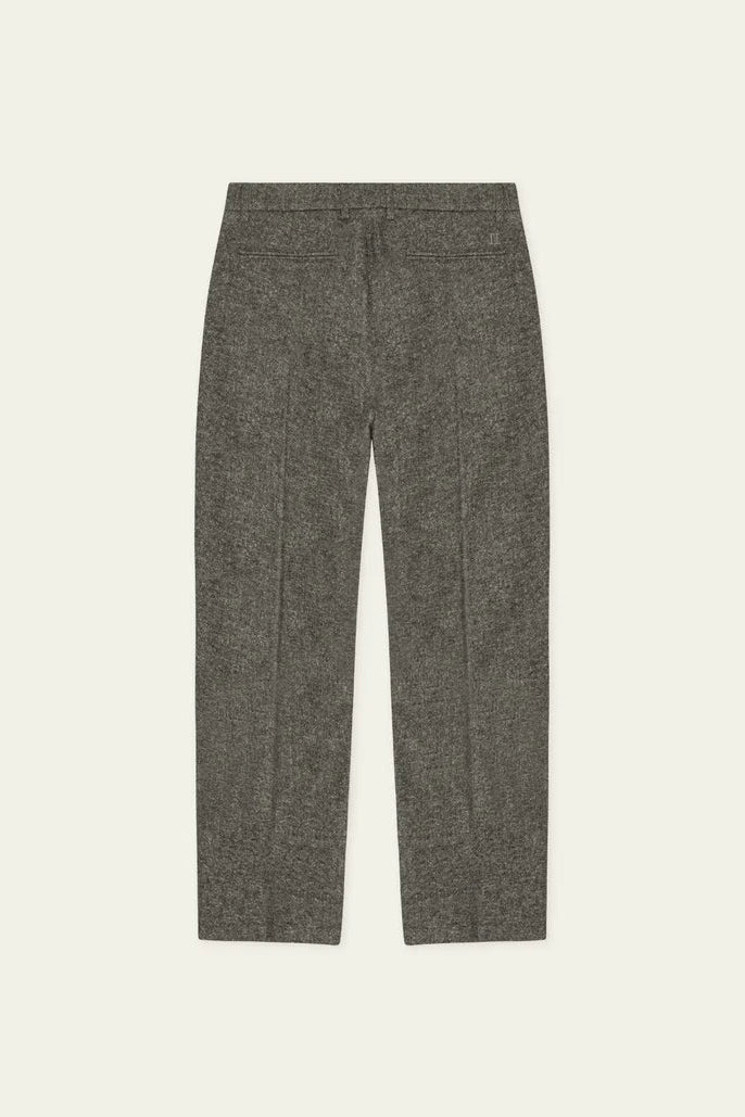 Wool Melange Slack Pants - 3