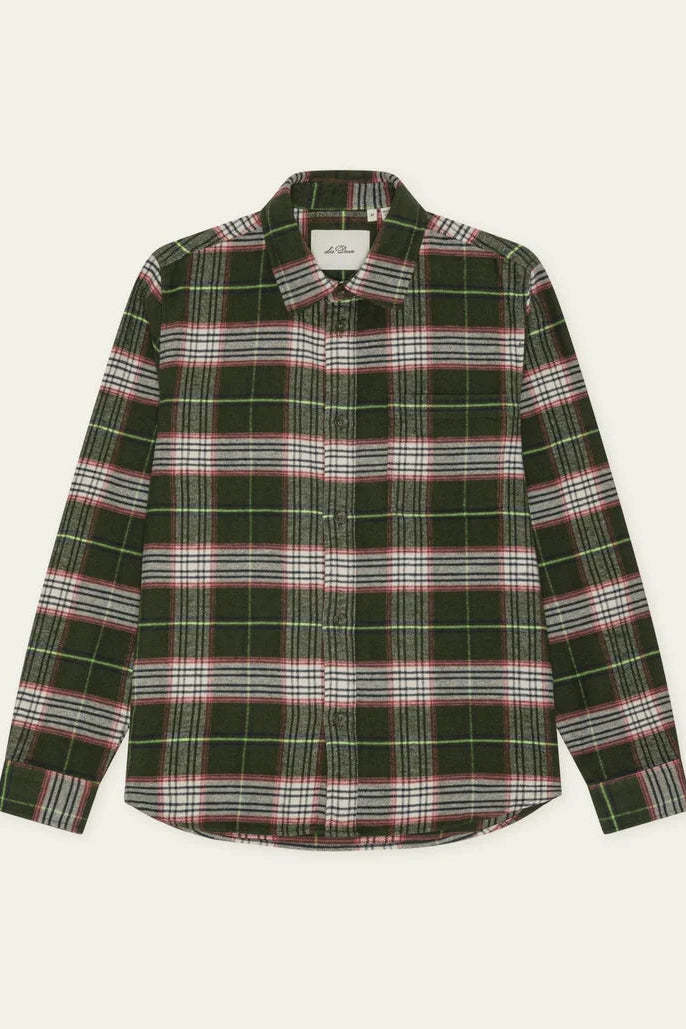 Wool Check Overshirt - 3