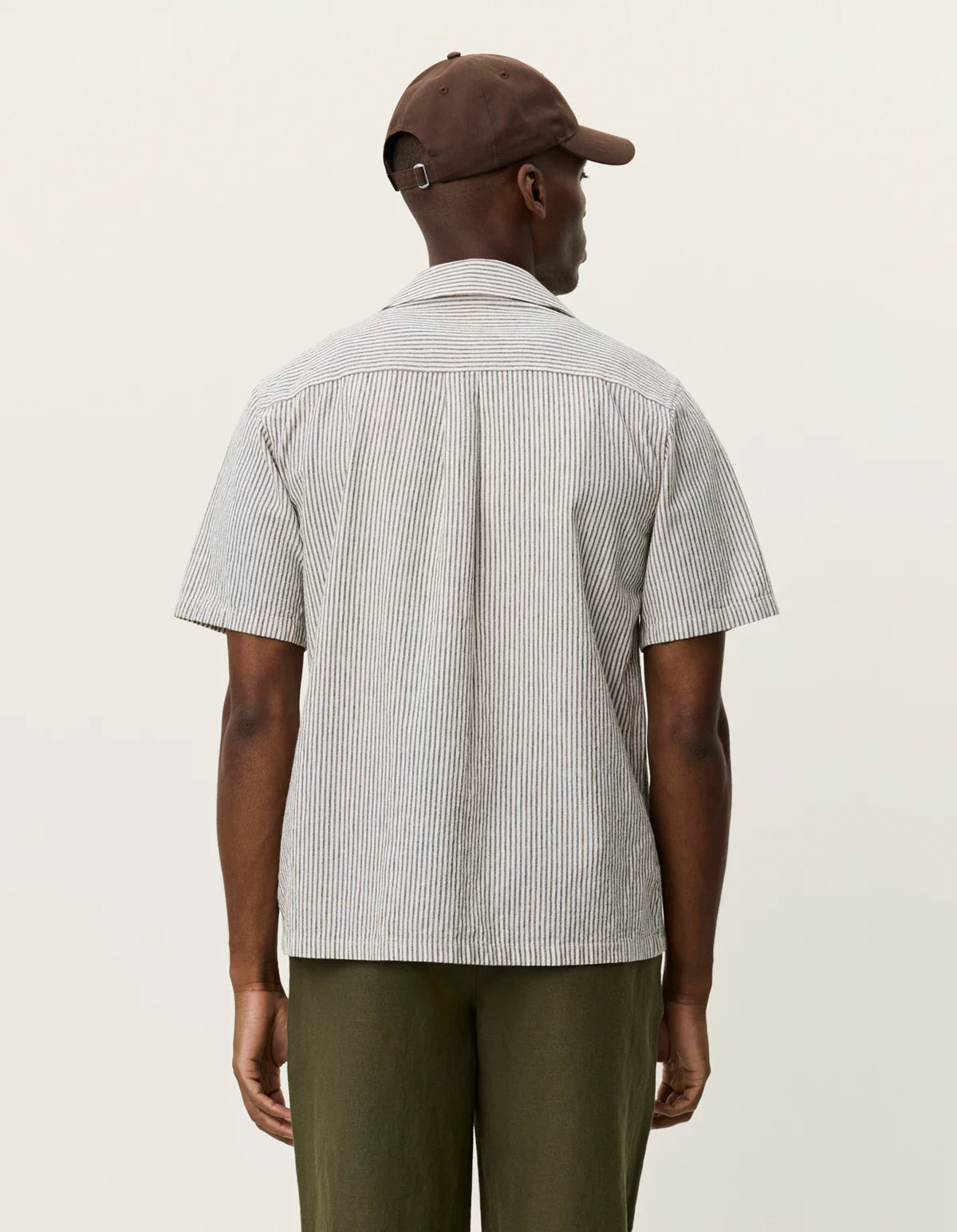 Lukas Stripe Cotton Linen SS Shirt Shirts Les Deux