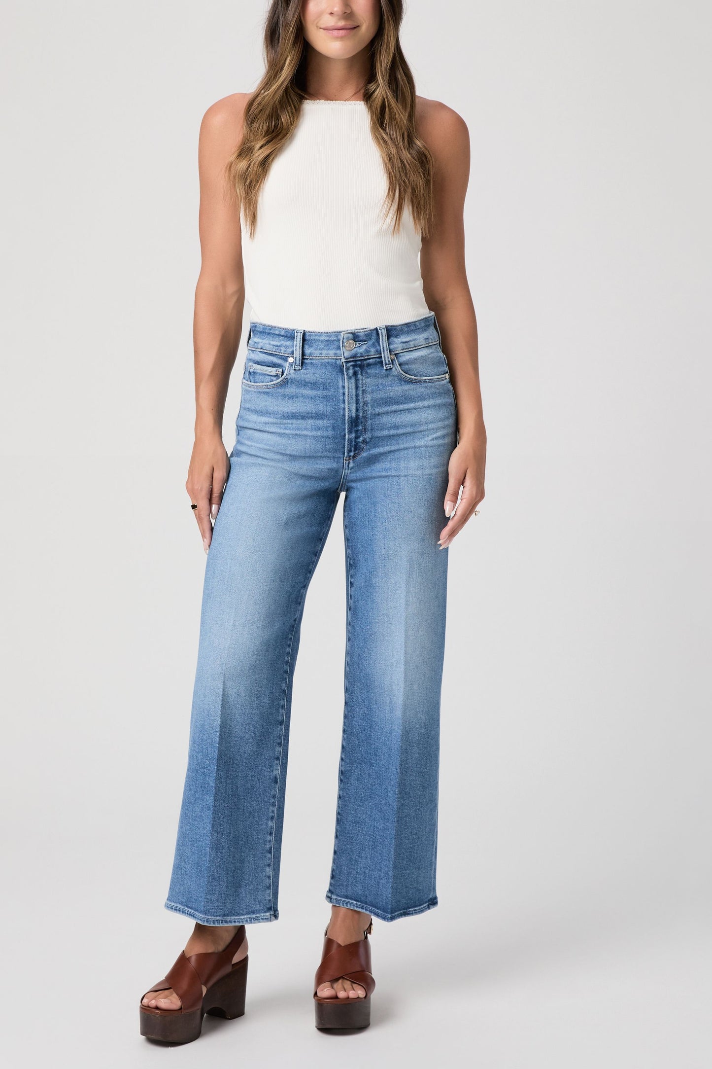 Anessa 3/8 Hem Vino Vibes Denim PAIGE