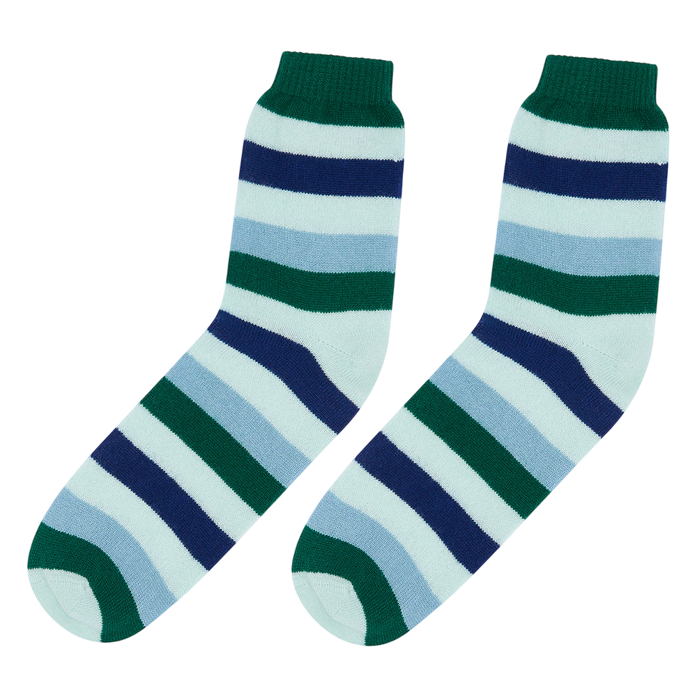 Gradient Stripe Socks Jumper 1234 V3_Jade Noor One Size