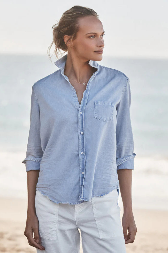Eileen, Relaxed Button-Up Shirt - Famous Denim Tops Frank & Eileen
