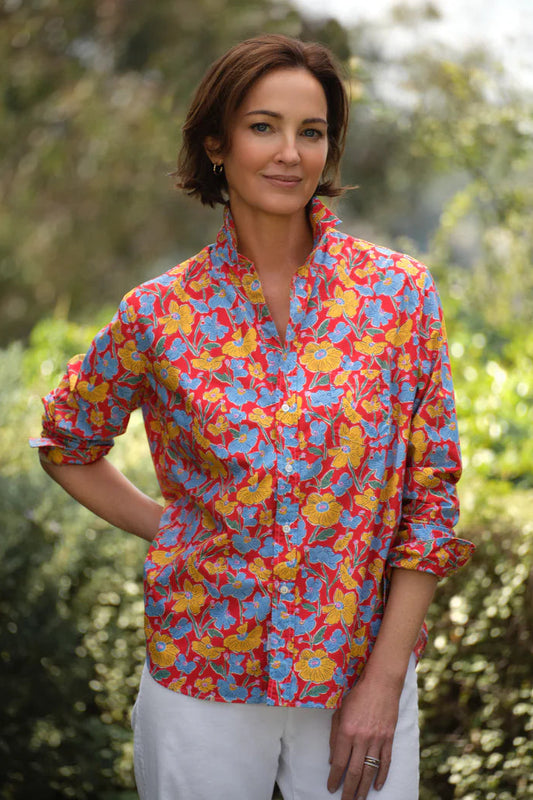 Eileen, Relaxed Button-Up Shirt - Liberty Shirts Frank & Eileen
