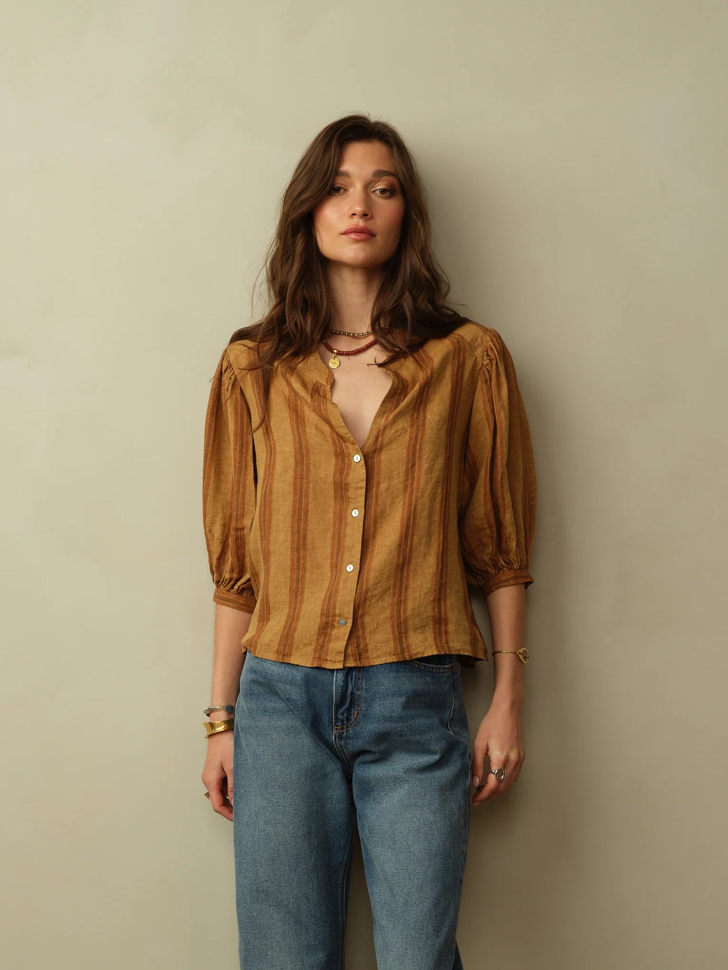 Edith Linen Blouse  Road to Nowhere Clothing   