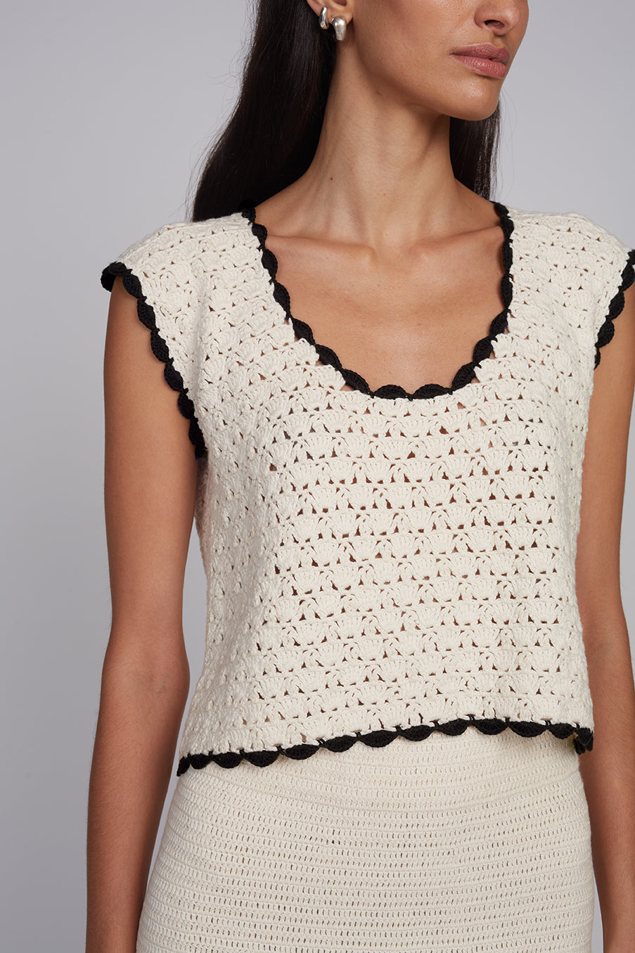 Zaria Crochet Top Tops Eleven Six