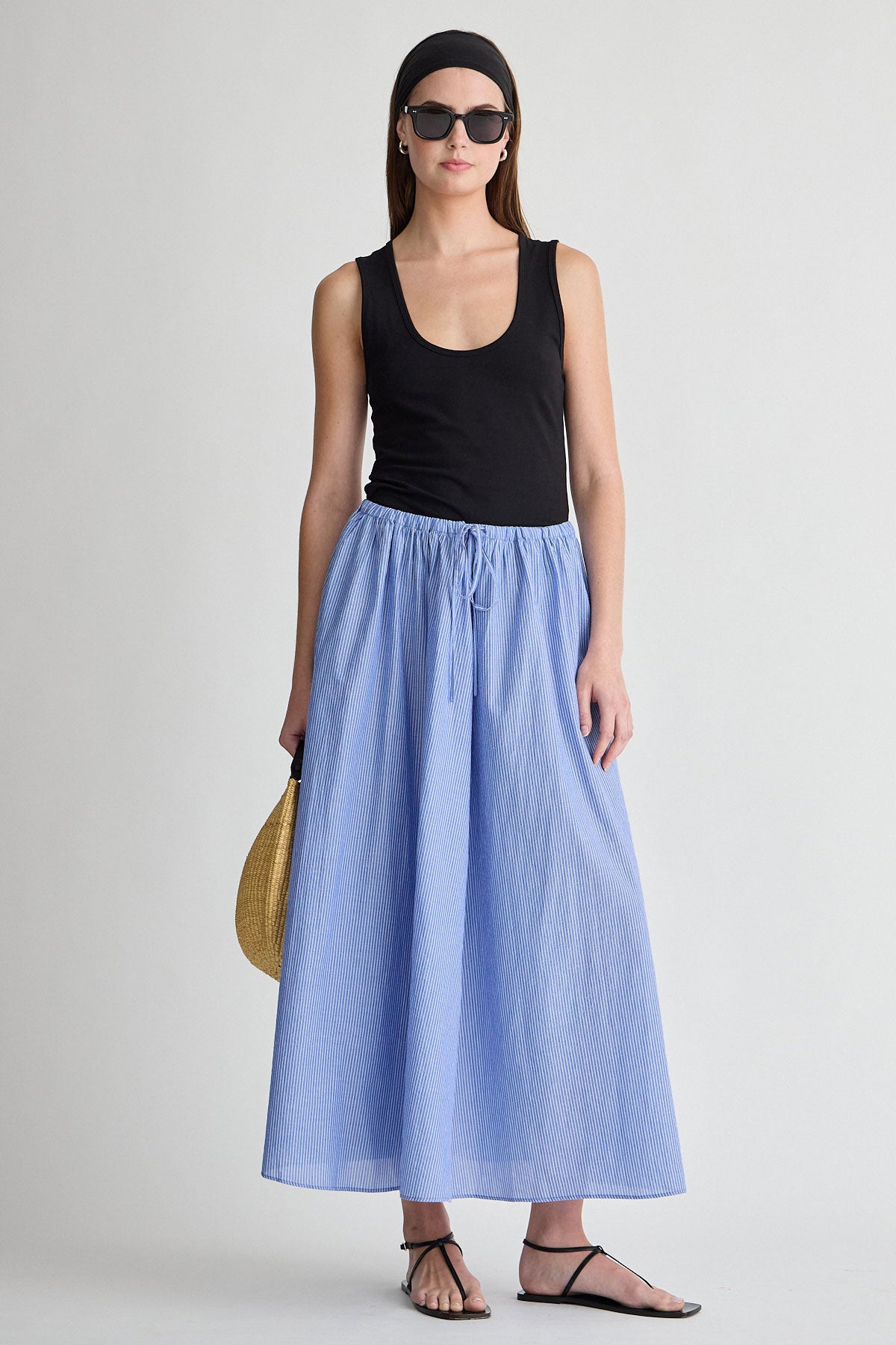 Hanne Tie Maxi Skirt Skirts Apiece Apart