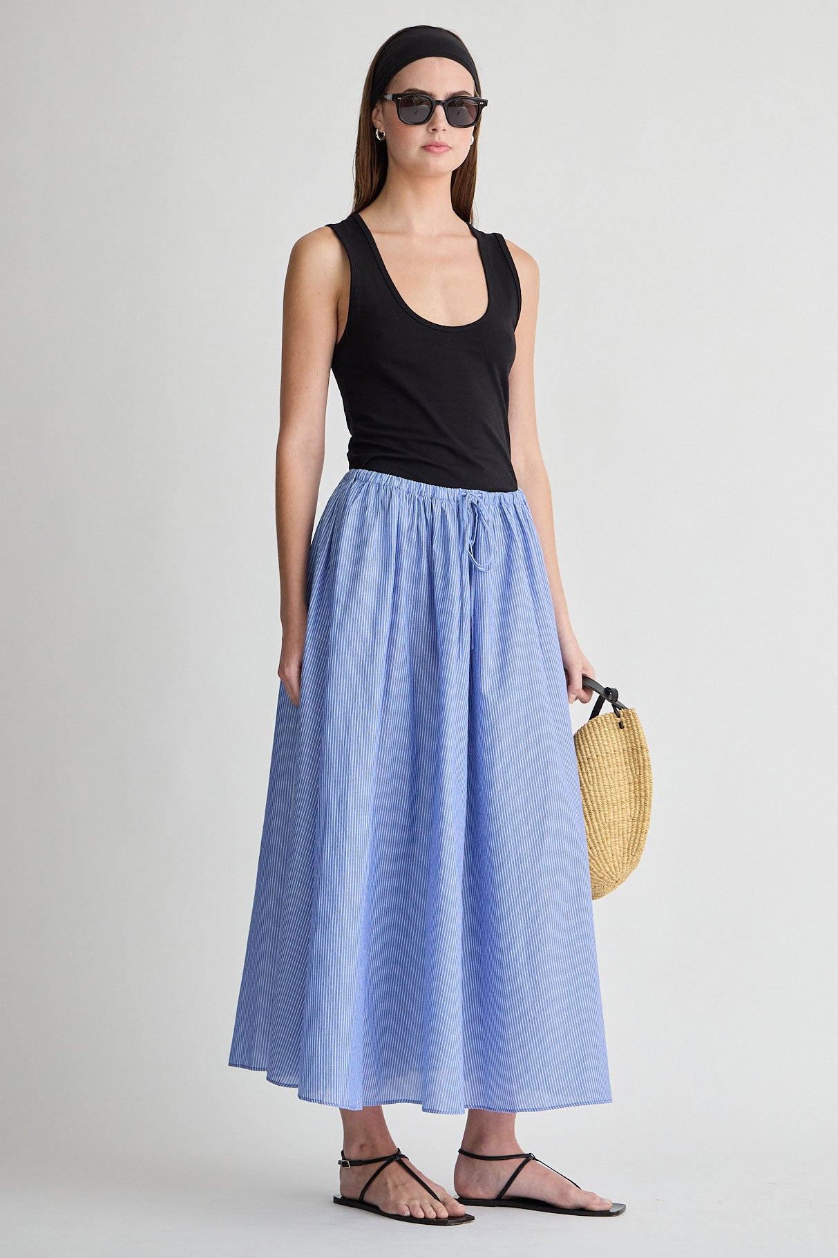 Hanne Tie Maxi Skirt Skirts Apiece Apart