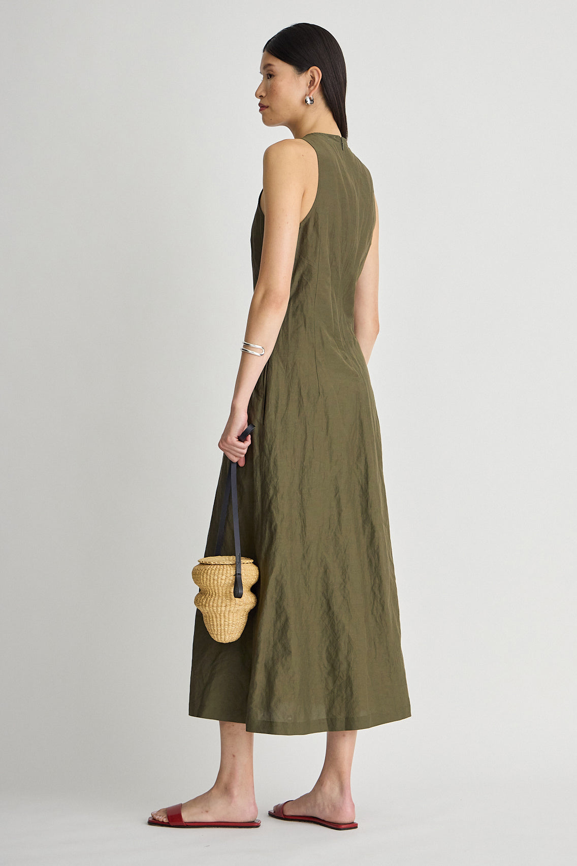 SCULPTED UMA SLEEVELESS MAXI