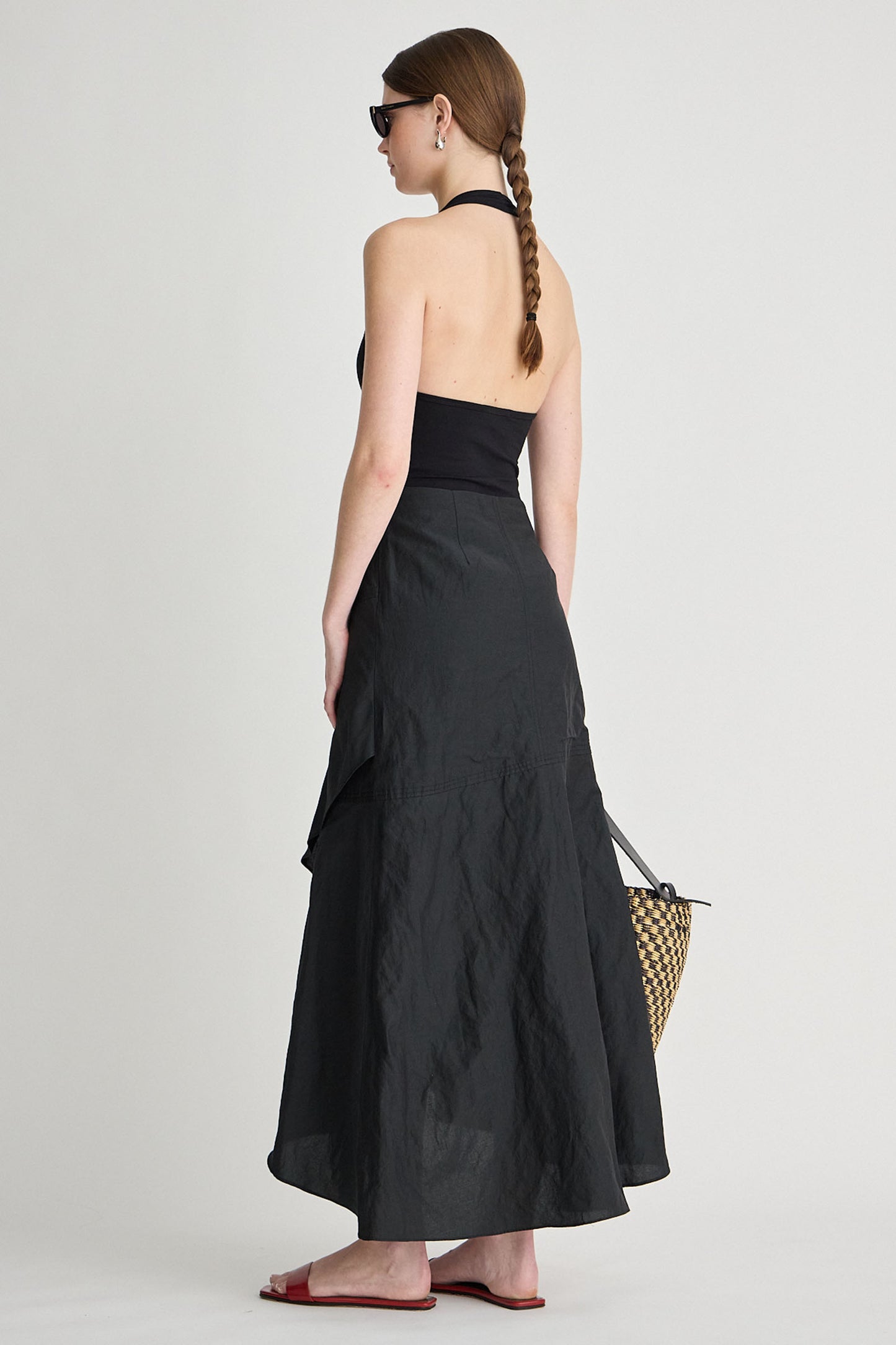 SCULPTED RUFFLE SKIRT