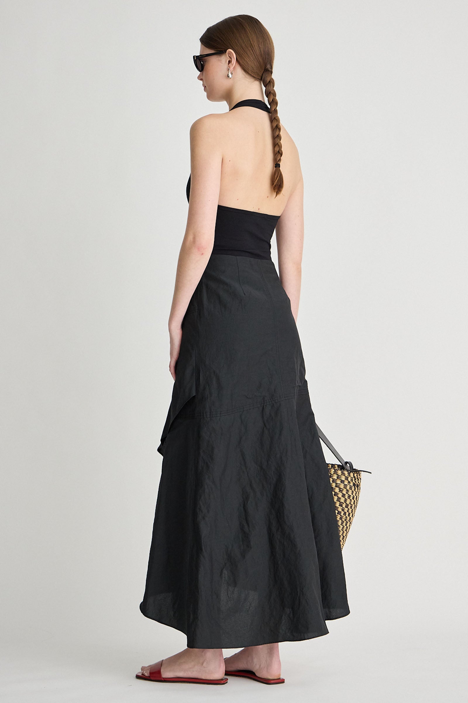 SCULPTED RUFFLE SKIRT