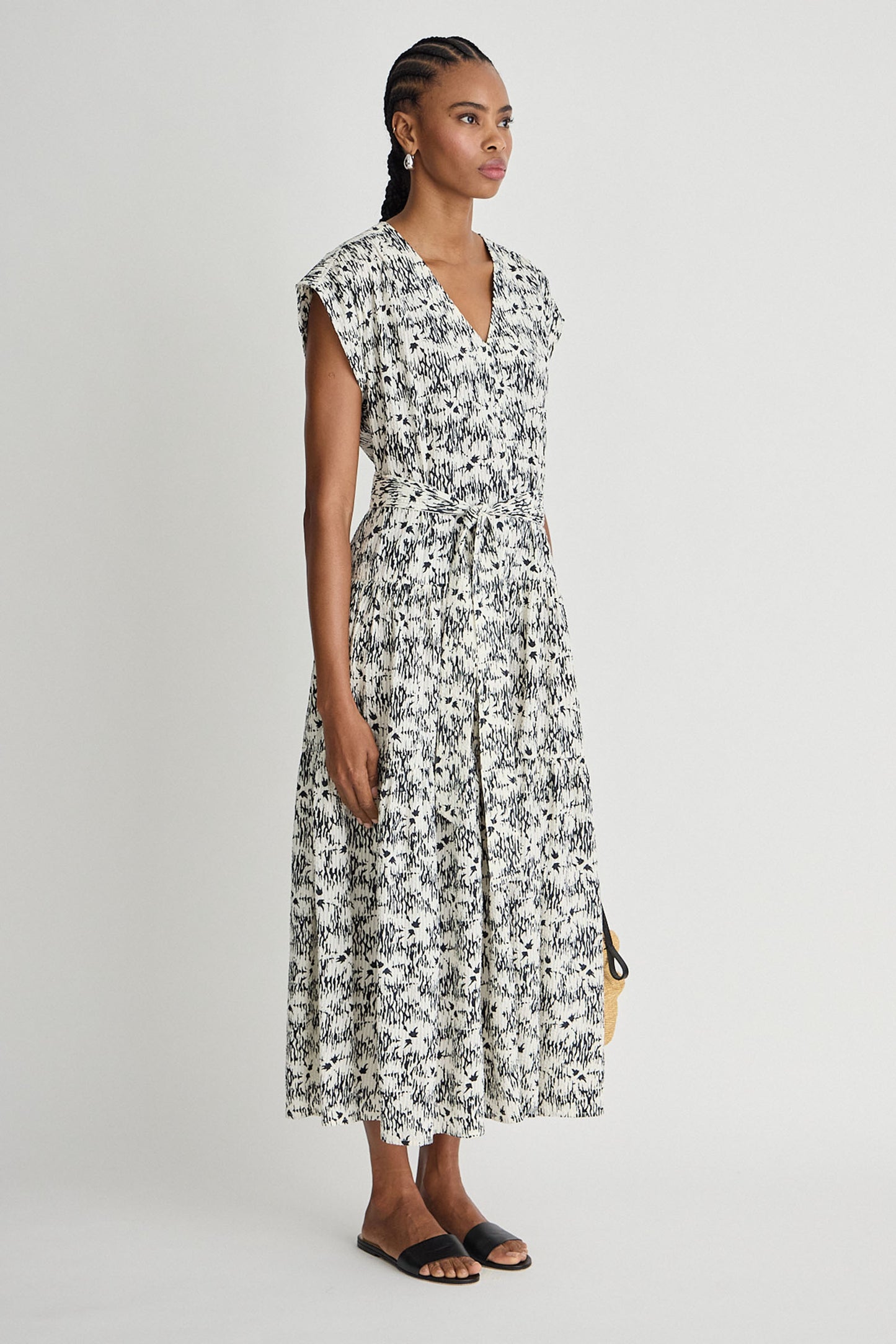 TEXTURED AGATHE TIER MAXI