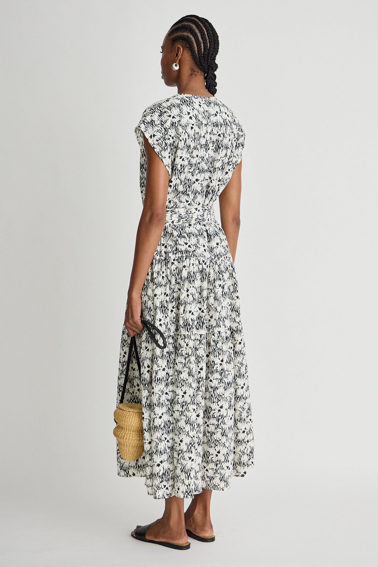 TEXTURED AGATHE TIER MAXI