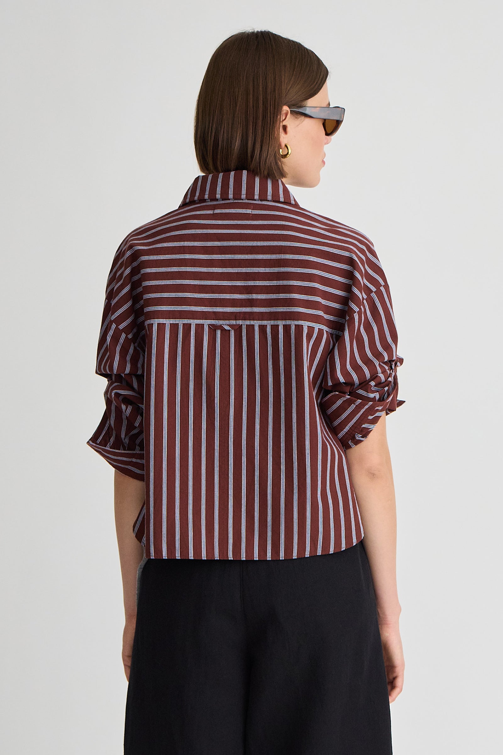 Cropped Isolde Button Down Apiece Apart