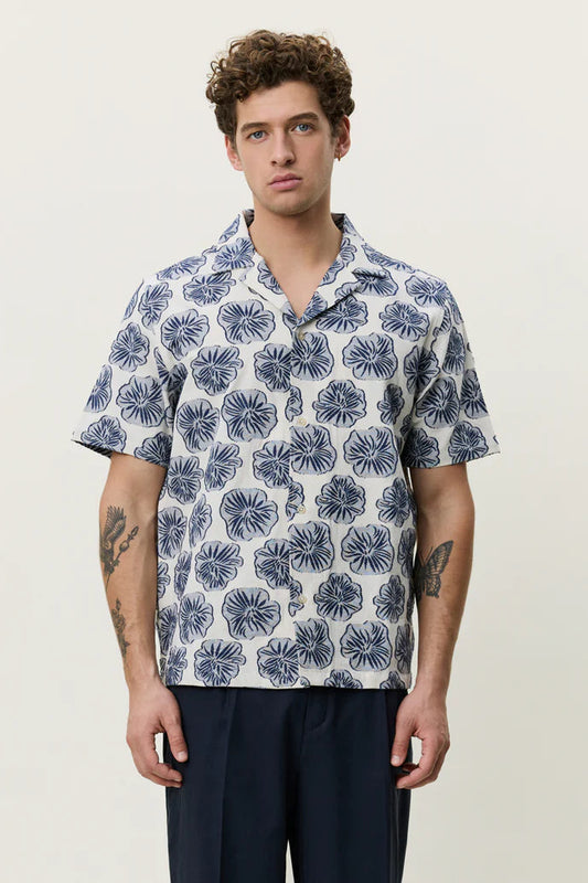 Dahlia Jacquard SS Shirt Tops Les Deux