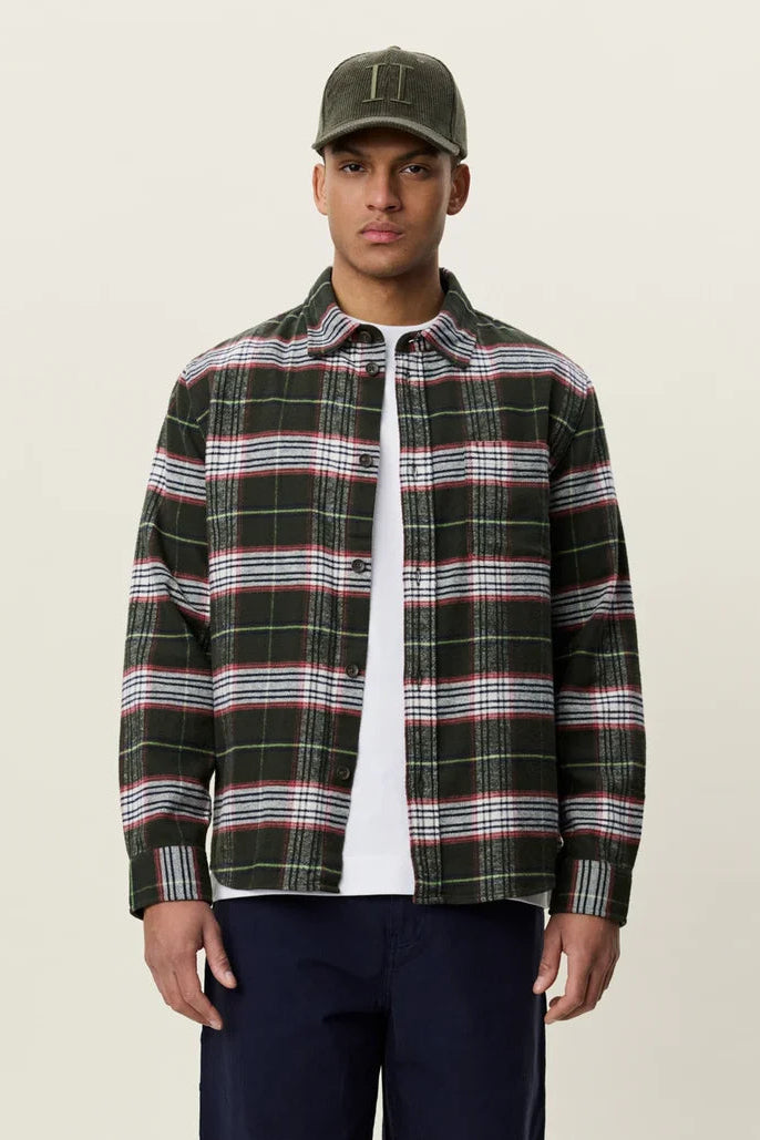 Wool Check Overshirt