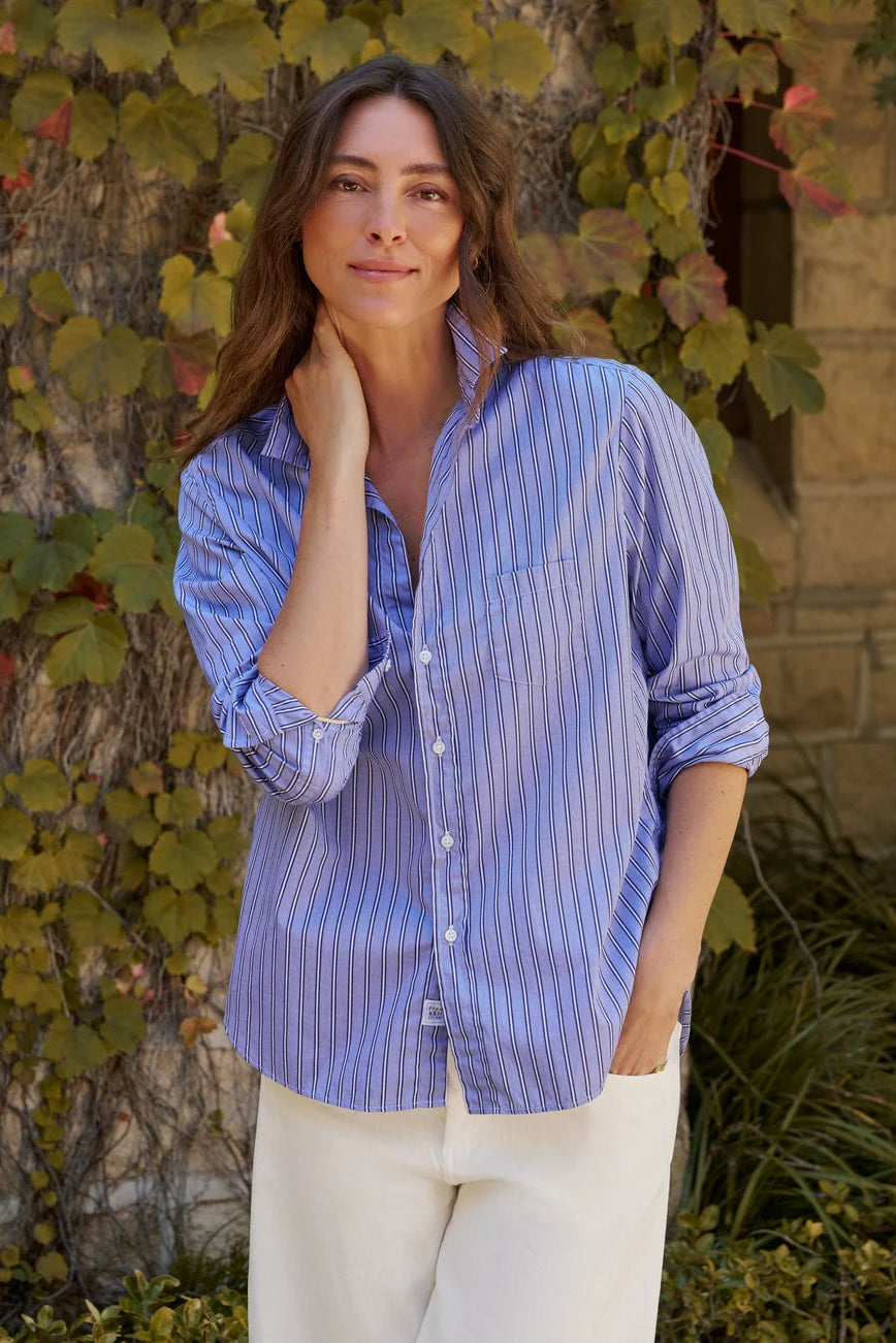 Eileen, Button-Up Shirt, Superlux, Blue stripe