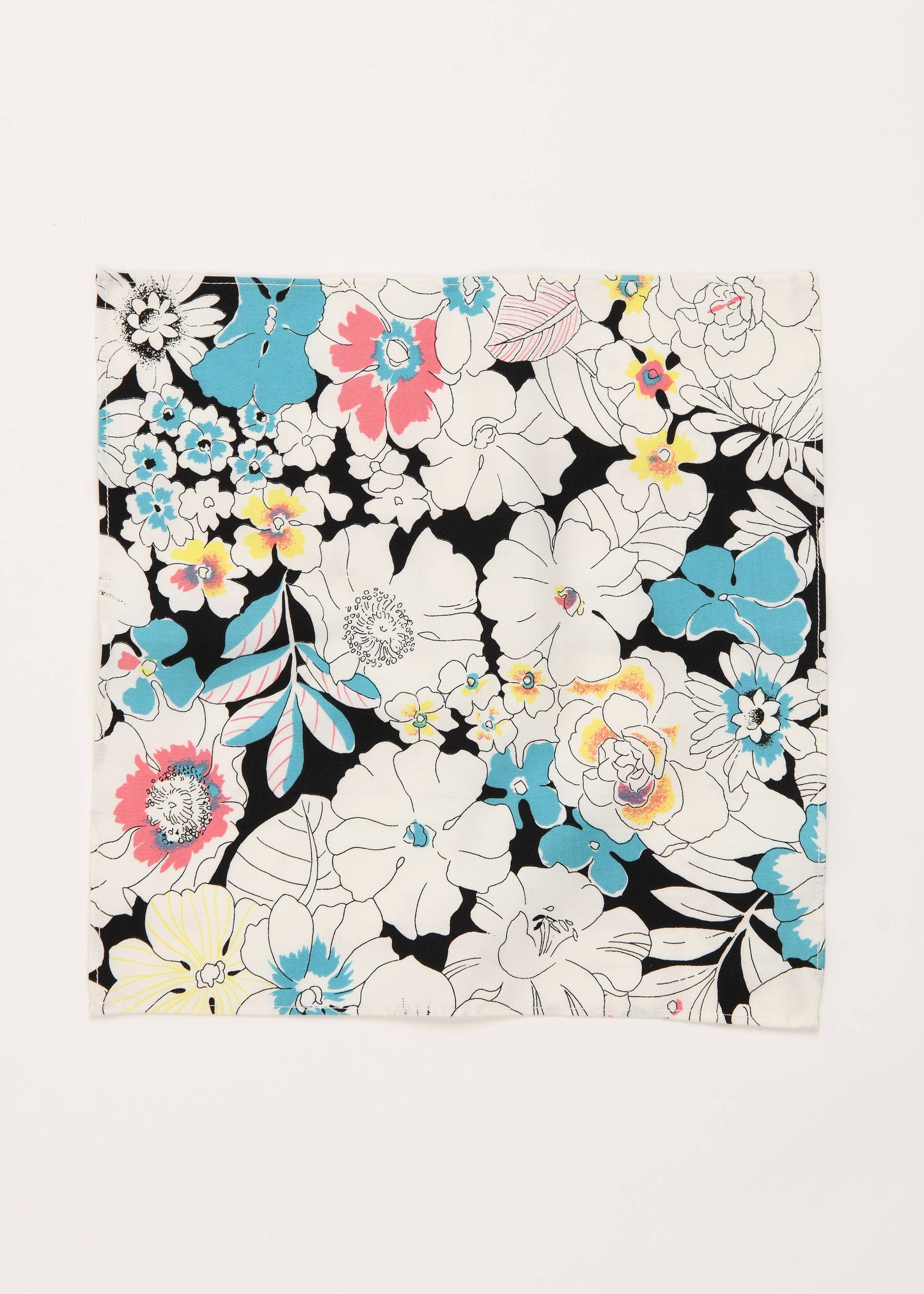 The Ennis Floral Pocket Square Pocket Square Clothing