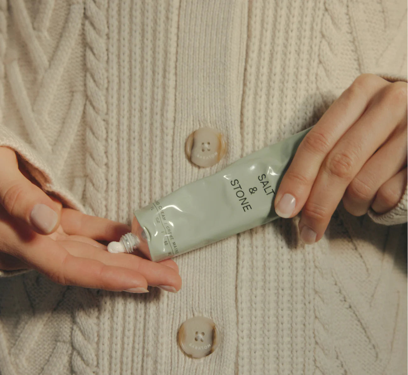 Hand Cream Skincare Salt and Stone