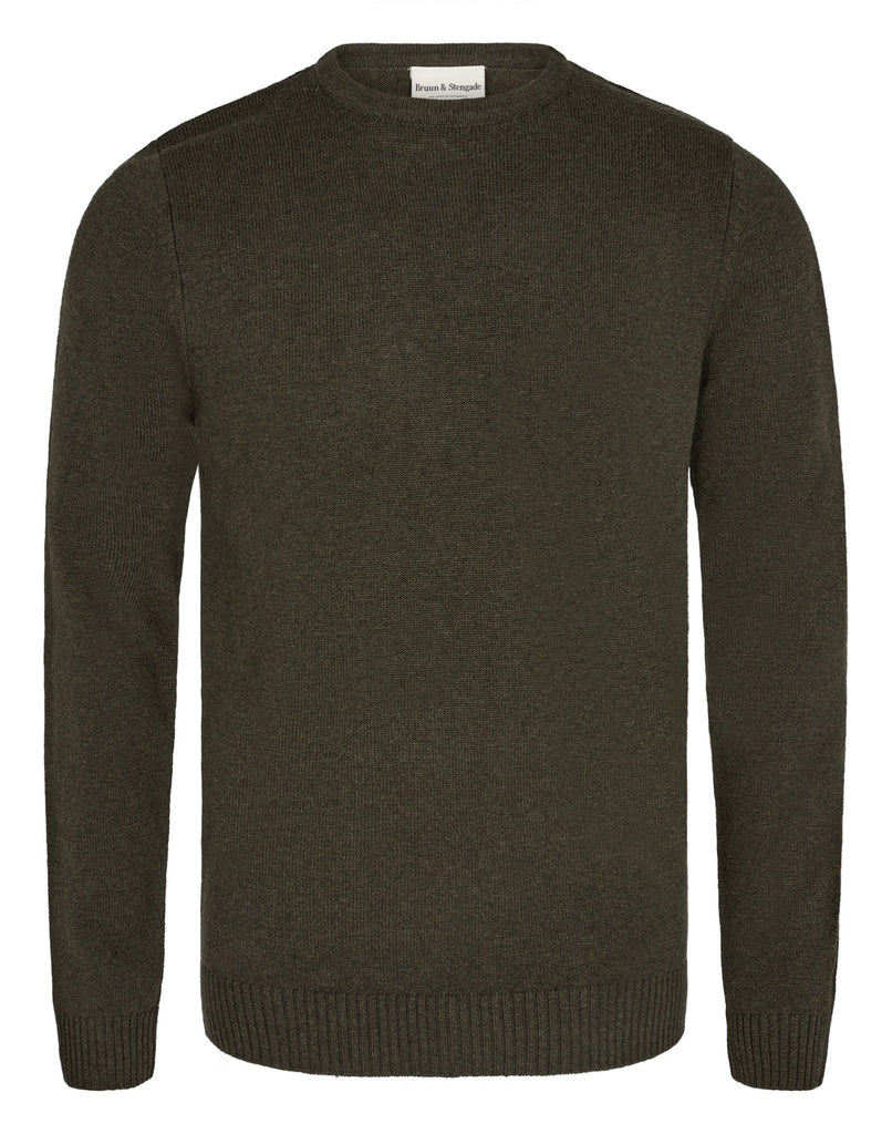 Lauge Sweater SWEATER Bruun & Stengade Green S 