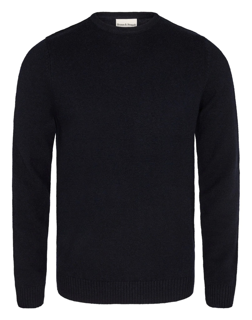 Lauge Sweater SWEATER Bruun & Stengade Navy S 