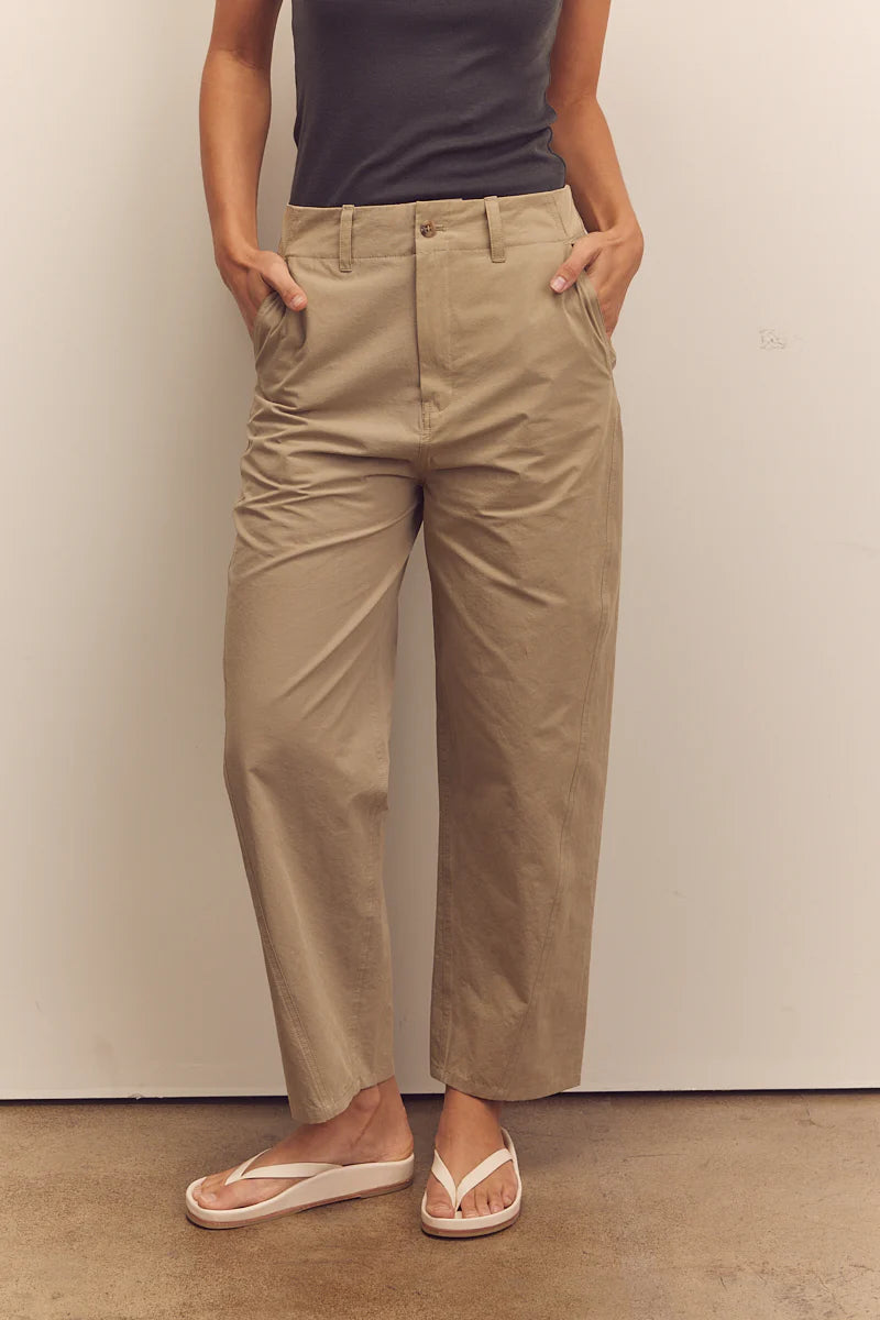 Mid Rise Barrel Pant Bottoms AMENTE