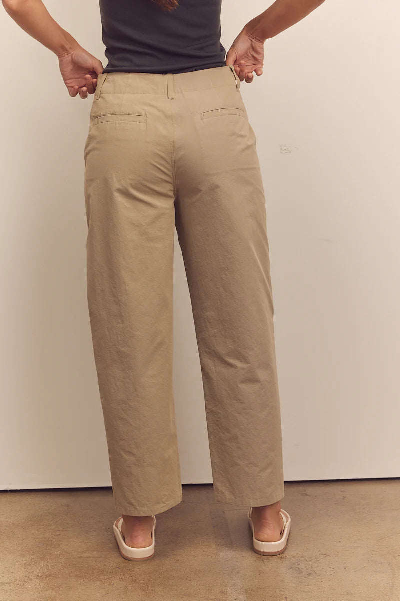 Mid Rise Barrel Pant Bottoms AMENTE