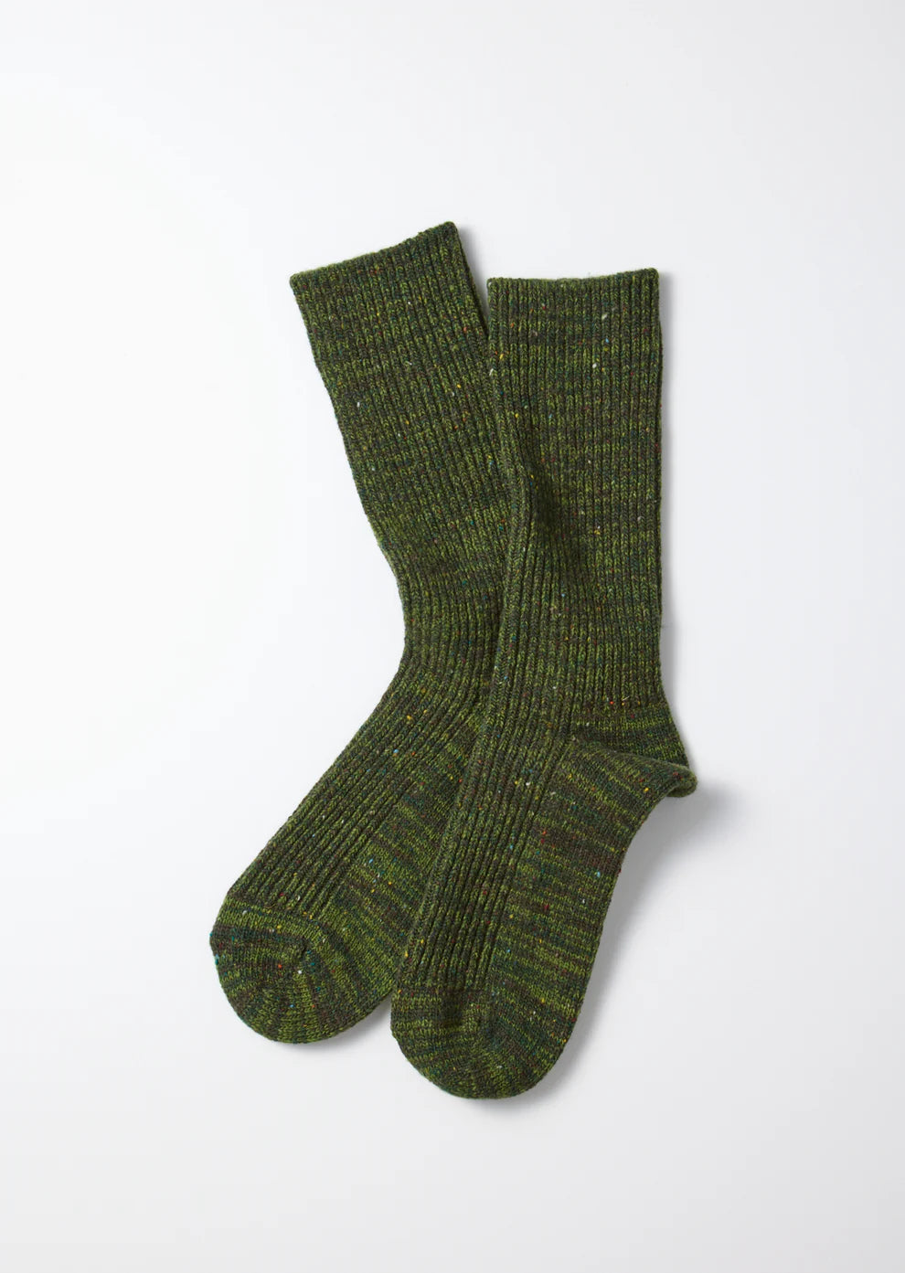 Nep Tweed Marl Socks Socks RoToTo D.GREEN L 