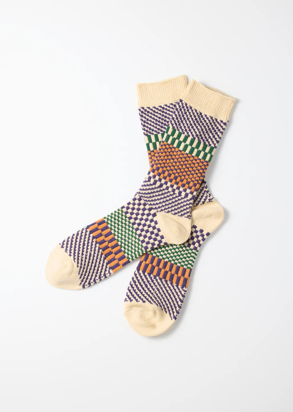 Check & Step Socks Socks RoToTo Blueberry M 