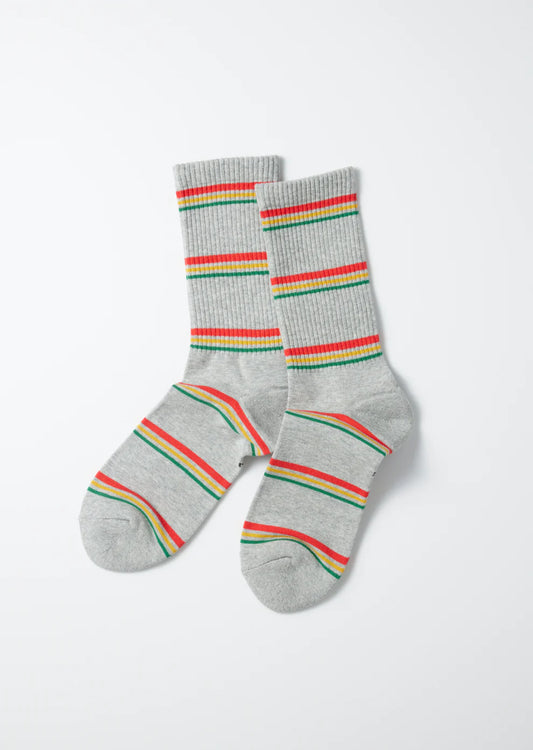 Irie Stripe Socks Socks RoToTo Gray M 