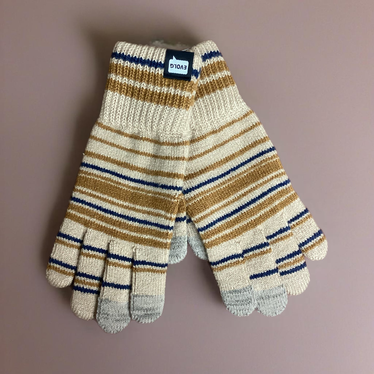 Bien Knit Gloves Gloves Evolg Beige O/S