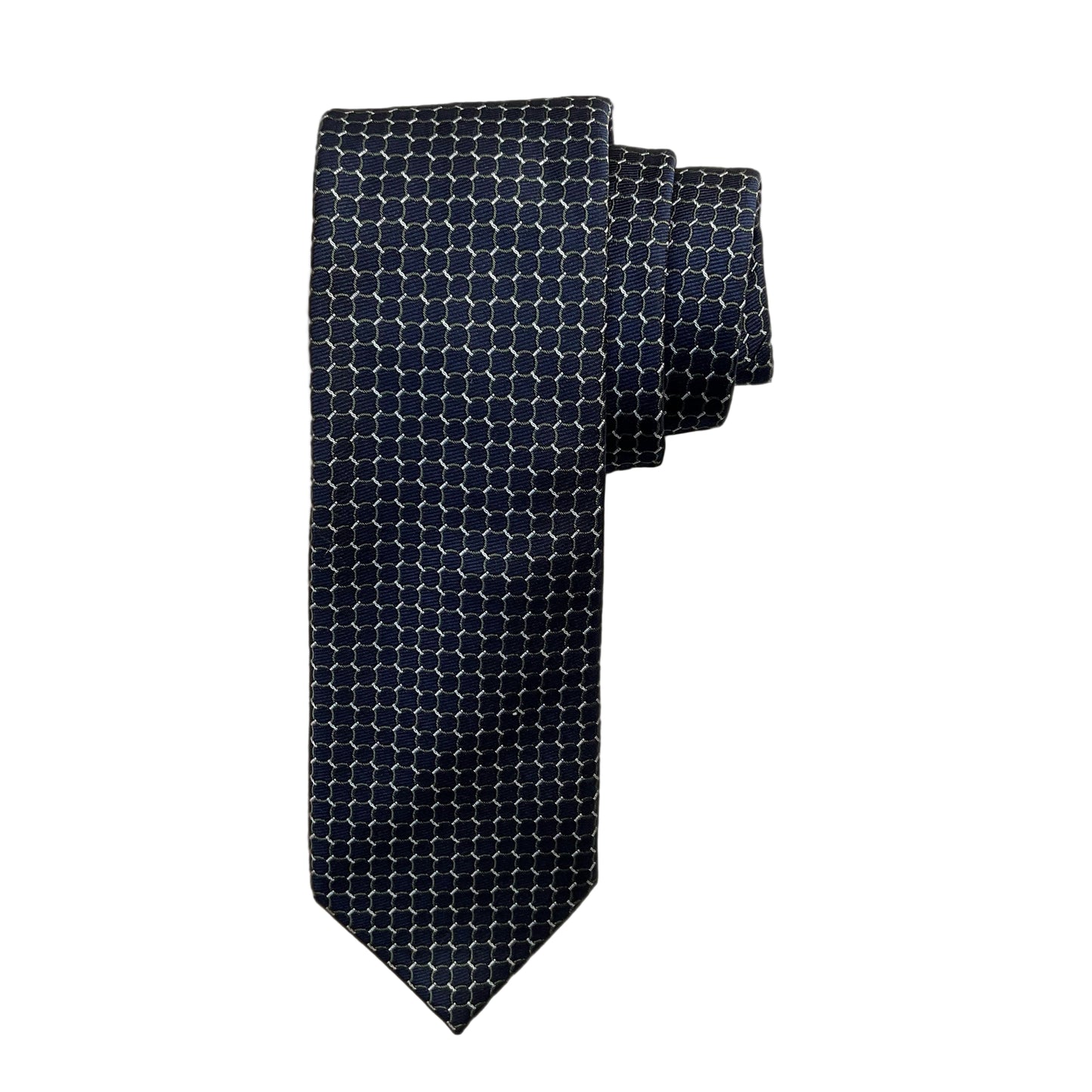 Navy with Rings Tie Accessories Altea Navy with Rings