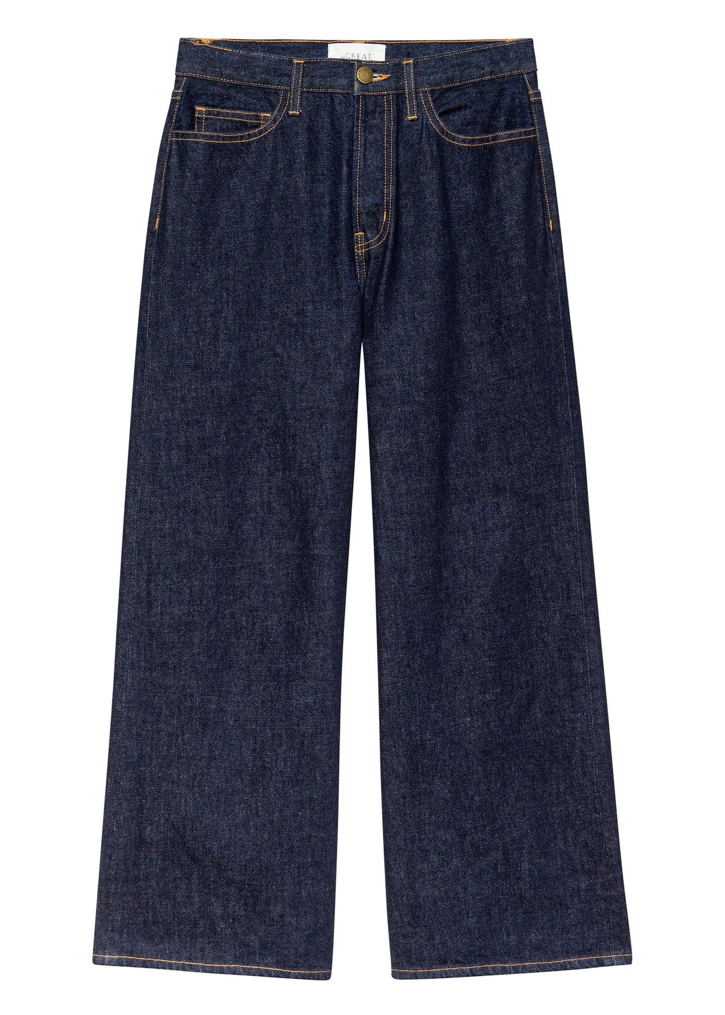 THE SLOUCH WIDE LEG JEAN Jeans The Great. MIDNIGHT RINSE 25