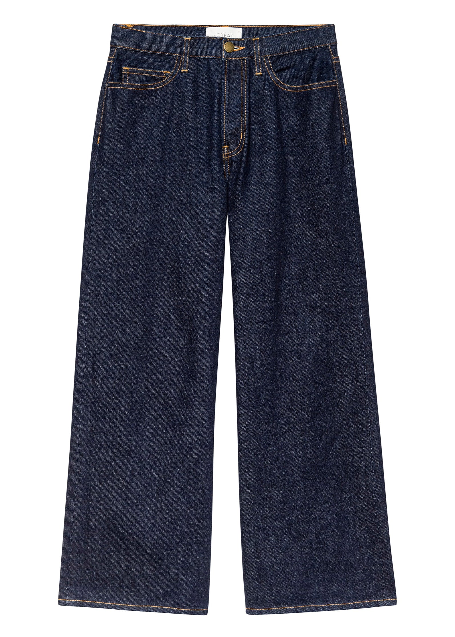 THE SLOUCH WIDE LEG JEAN Jeans The Great. MIDNIGHT RINSE 25