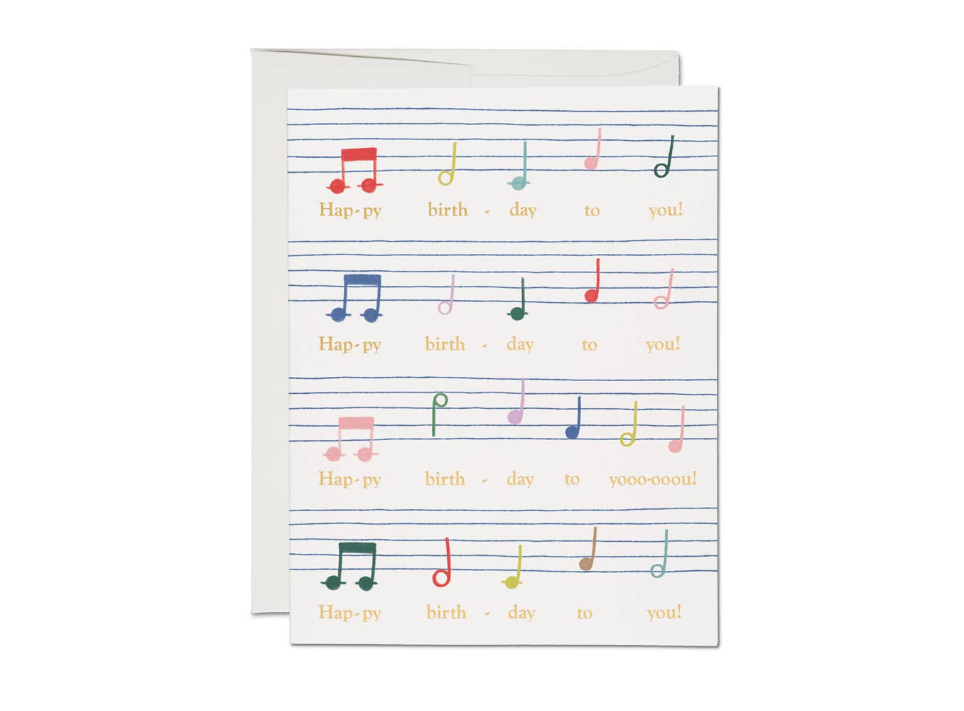 Birthday Song greeting card  Red Cap Cards   