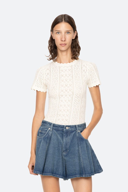 Georgia Knit S/S Top Tops SEA NEW YORK