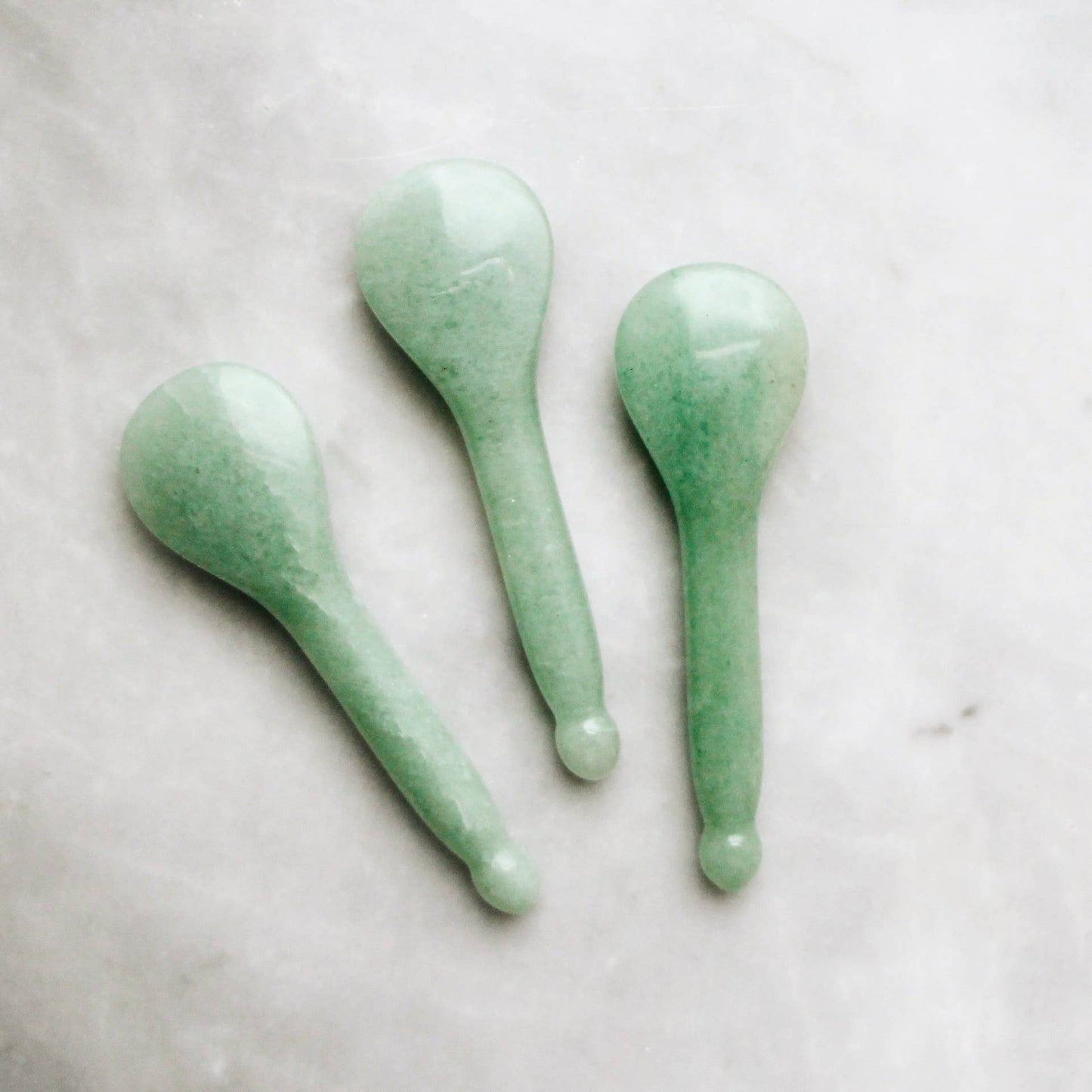 The Jade Acupressure Gua Sha Spoon Beauty Mount Lai