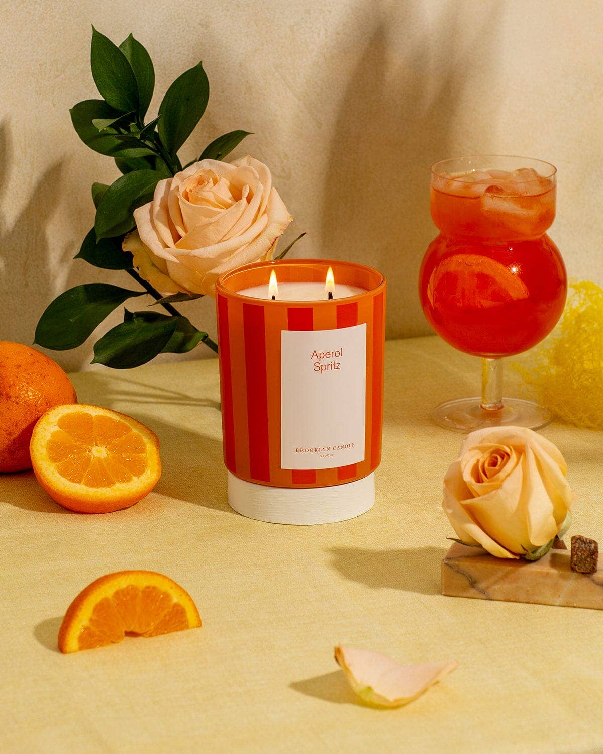 Aperol Spritz Candle (Limited Edition) Candles Brooklyn Candle Studio