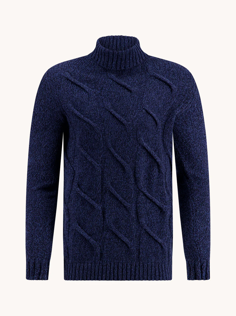 Cable Turtleneck Sweater