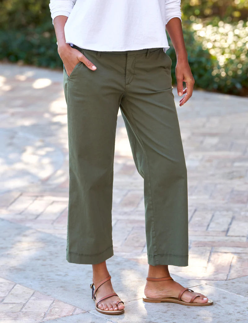 Westport Wide Leg Chino Pants Frank & Eileen