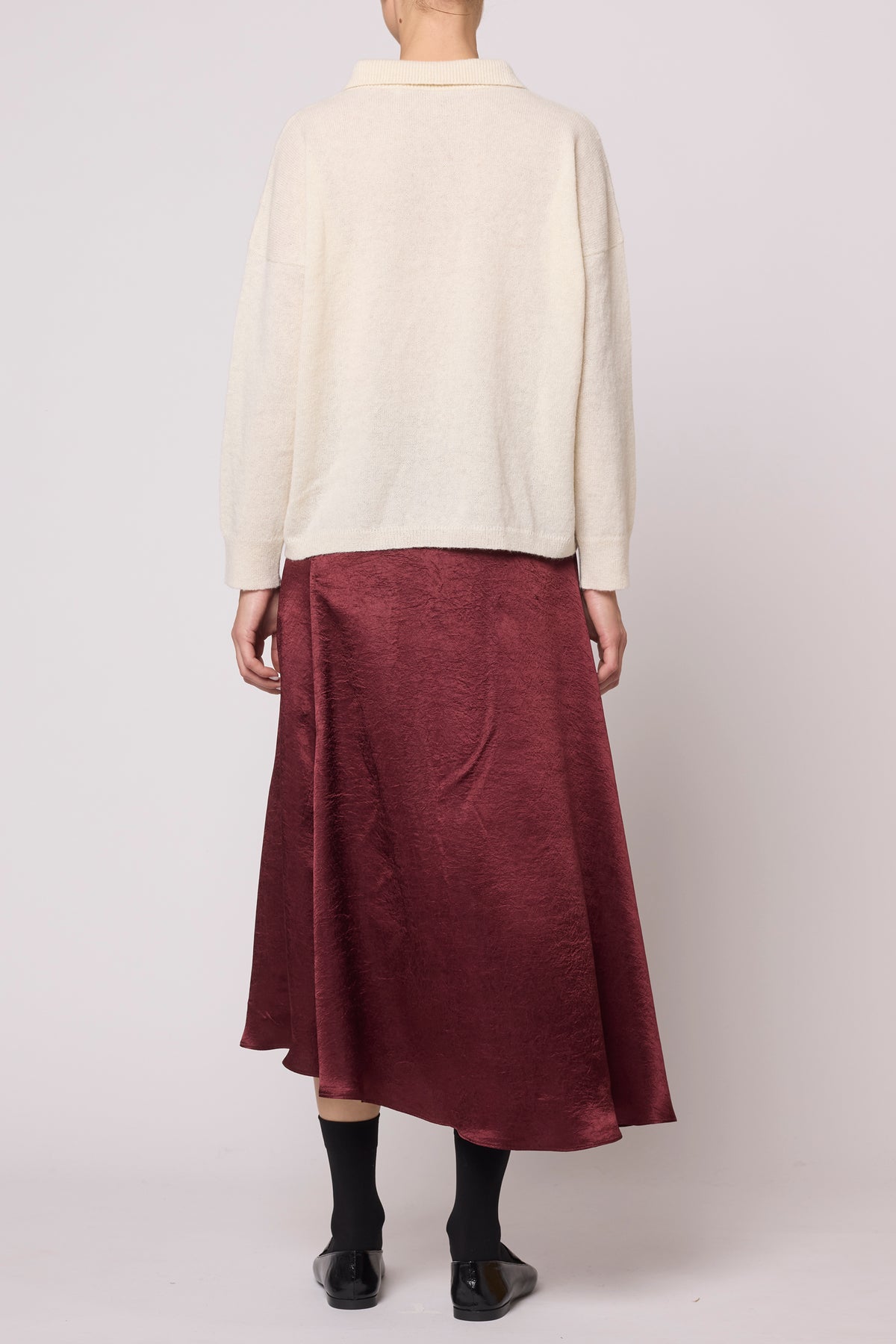 Margaux Skirt in Crinkled Satin Skirts Atelier Delphine - 3