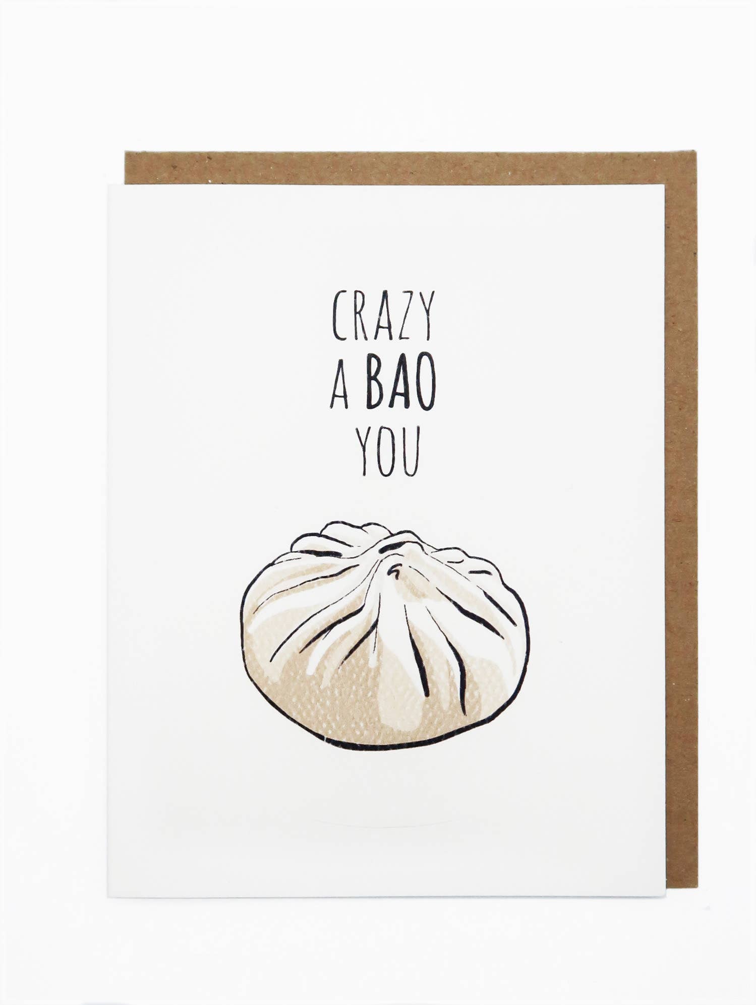 Crazy A Bao You Everyday Greeting Card  Noted By Copine   