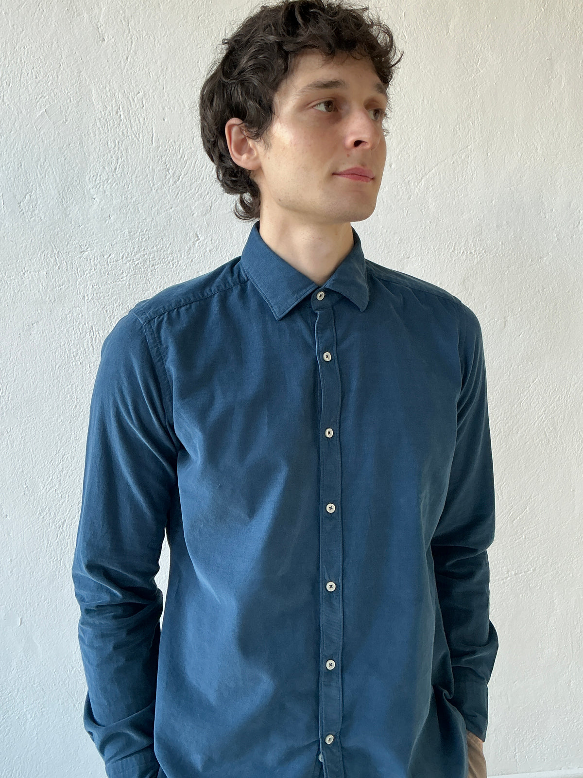 Garment Dyed Fine Wale Corduroy Shirt Shirts fig. - 8