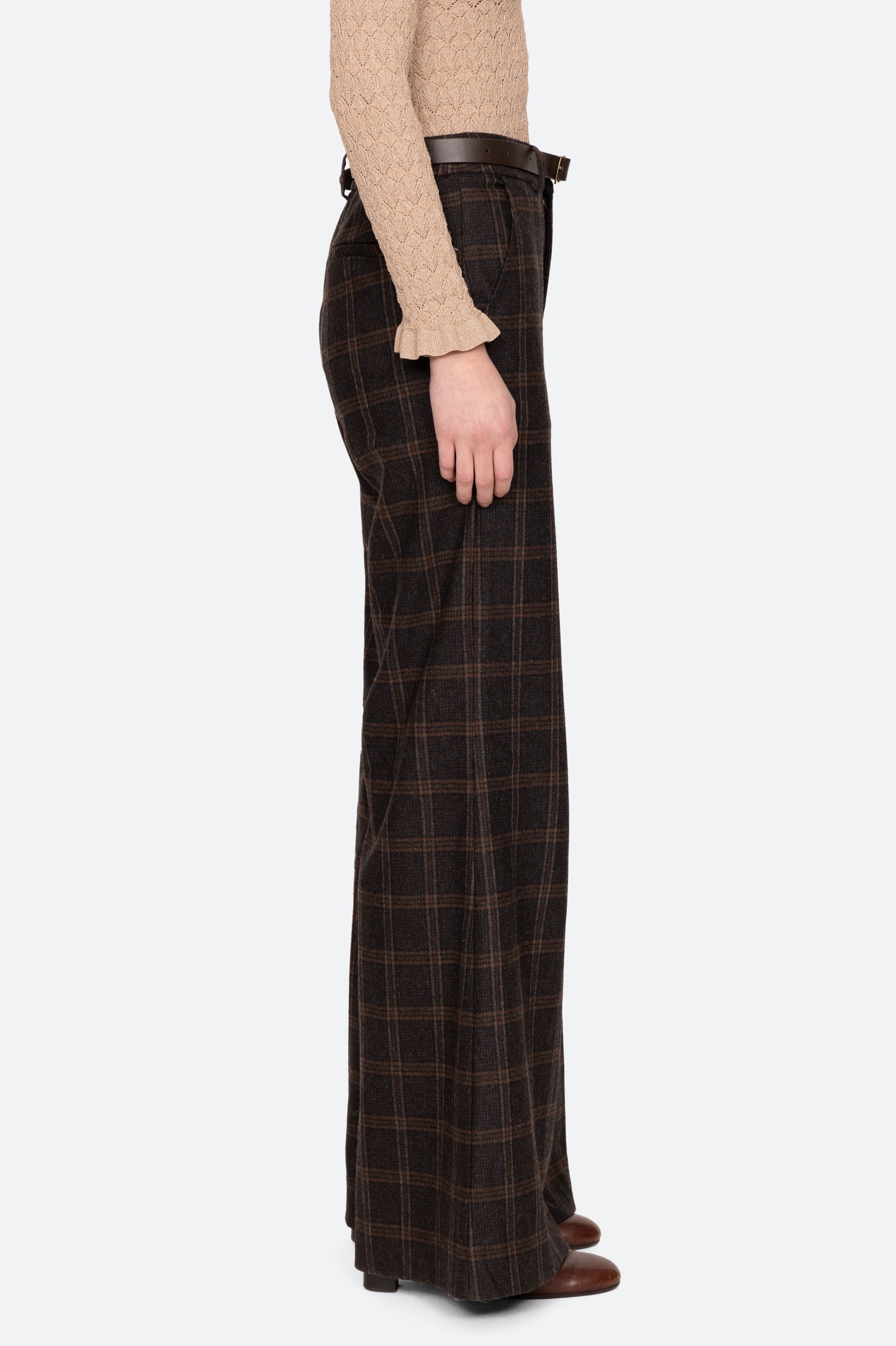 Monroe Wool Plaid Pant PANTS SEA NEW YORK