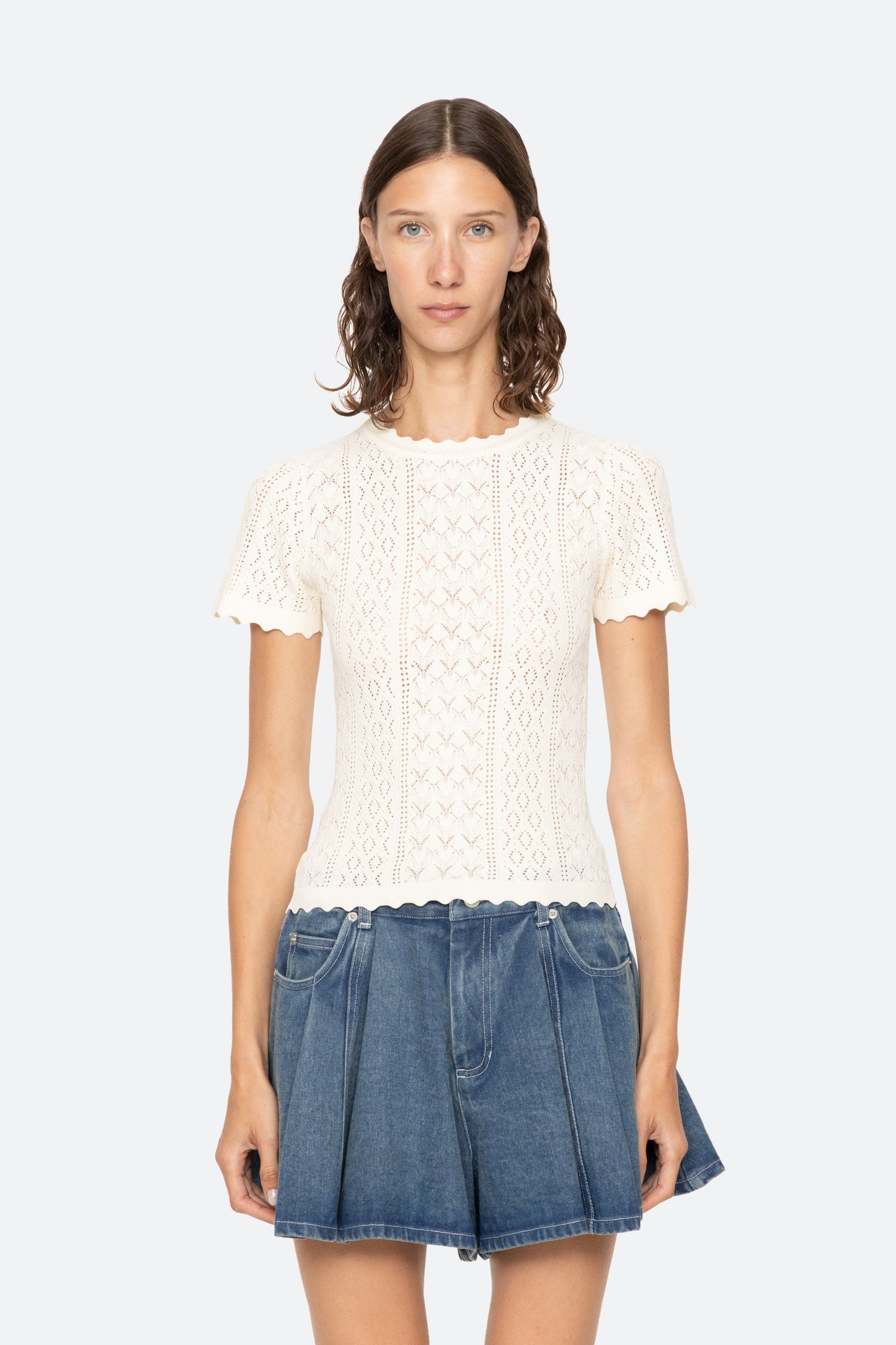 Georgia Knit S/S Top Tops SEA NEW YORK