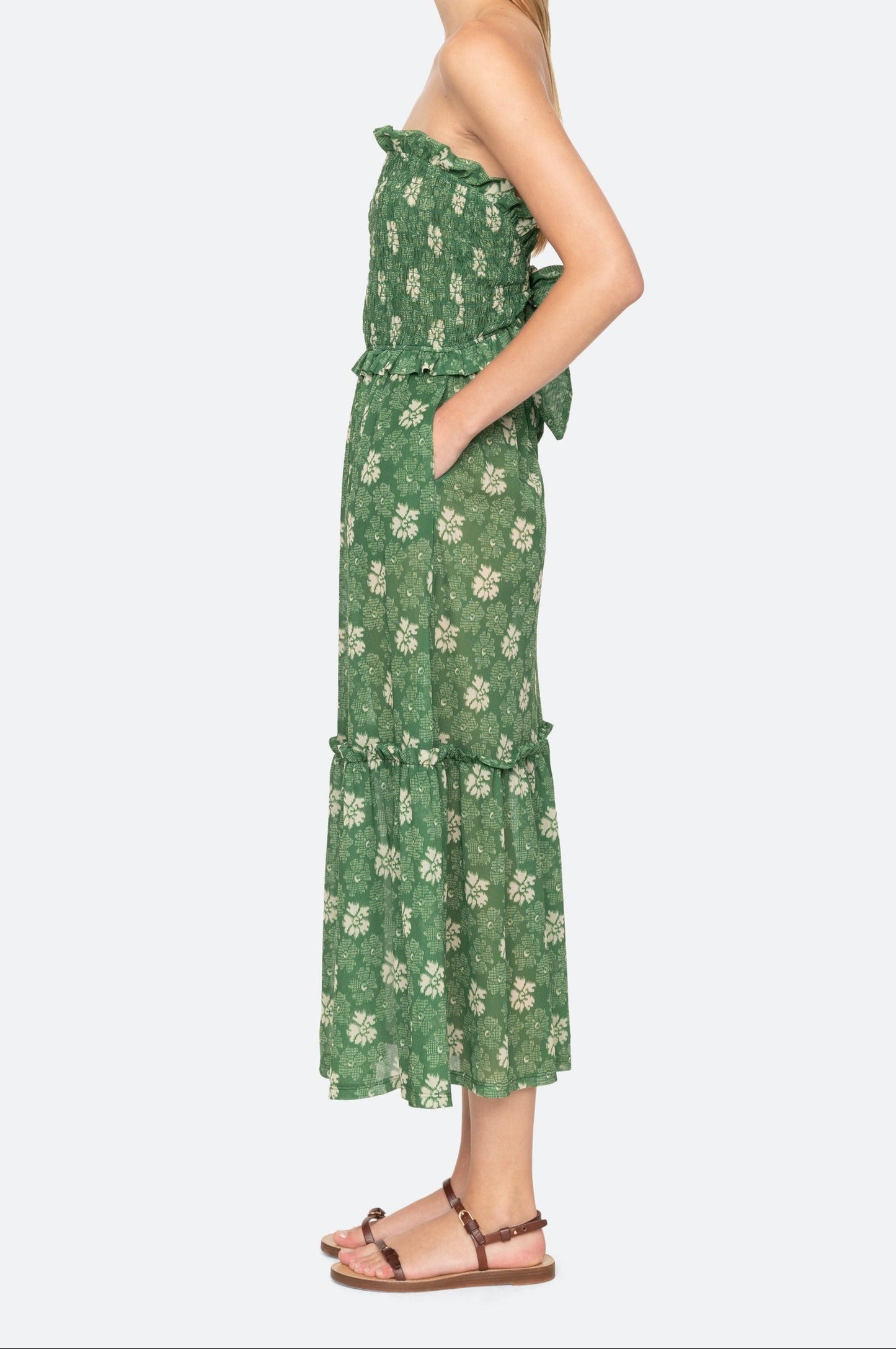 Gloria Printed Smock Dress Dresses SEA NEW YORK