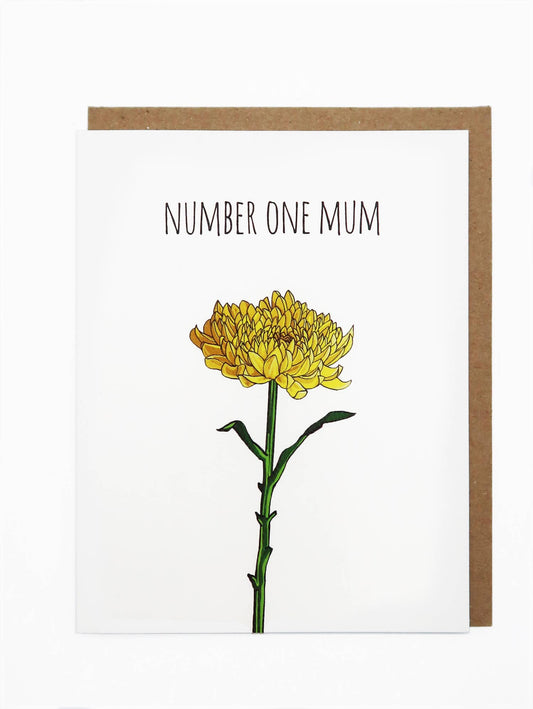 Number One Mum Cards Noted By Copine