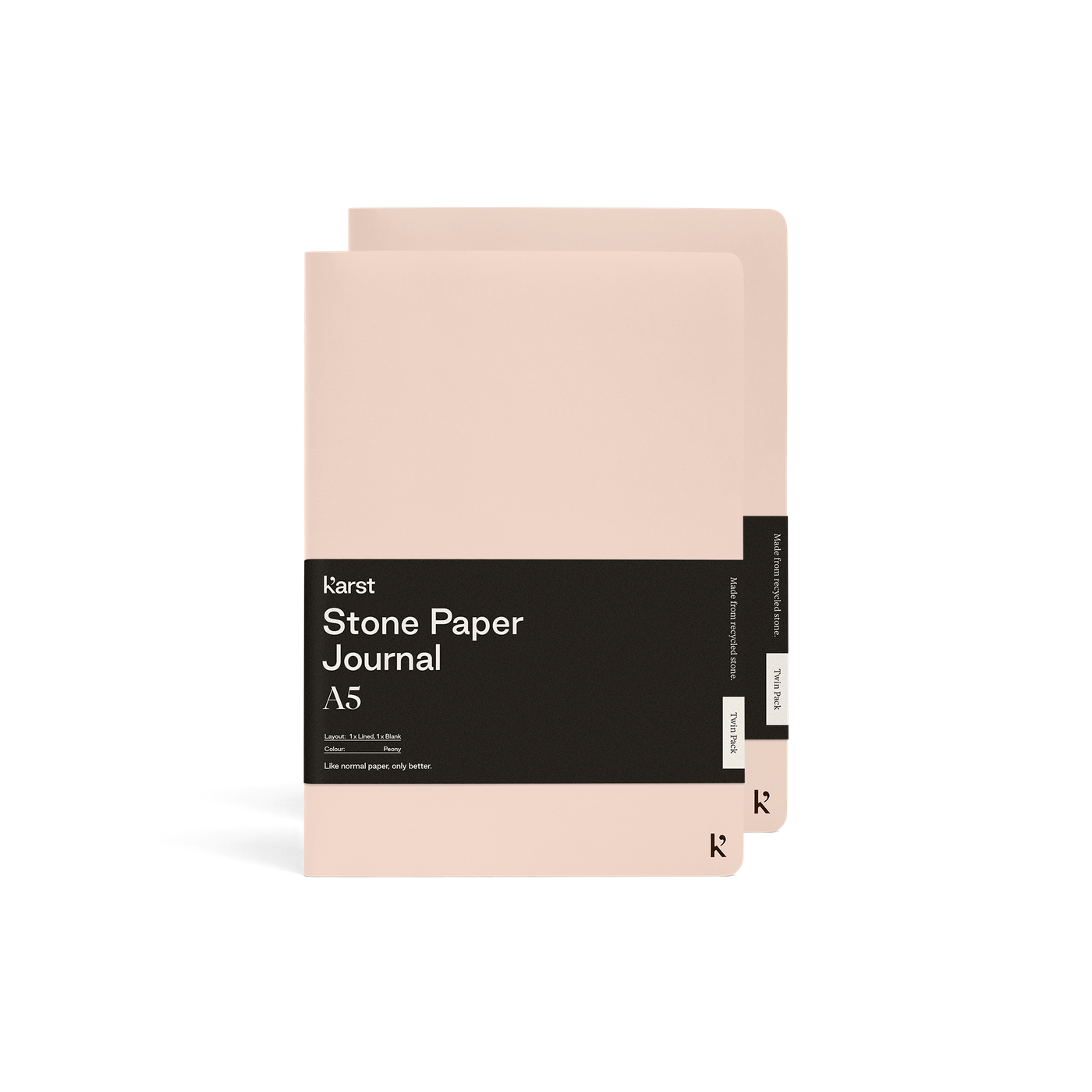 Daily Journal Twin Pack Notebooks Karst Peony