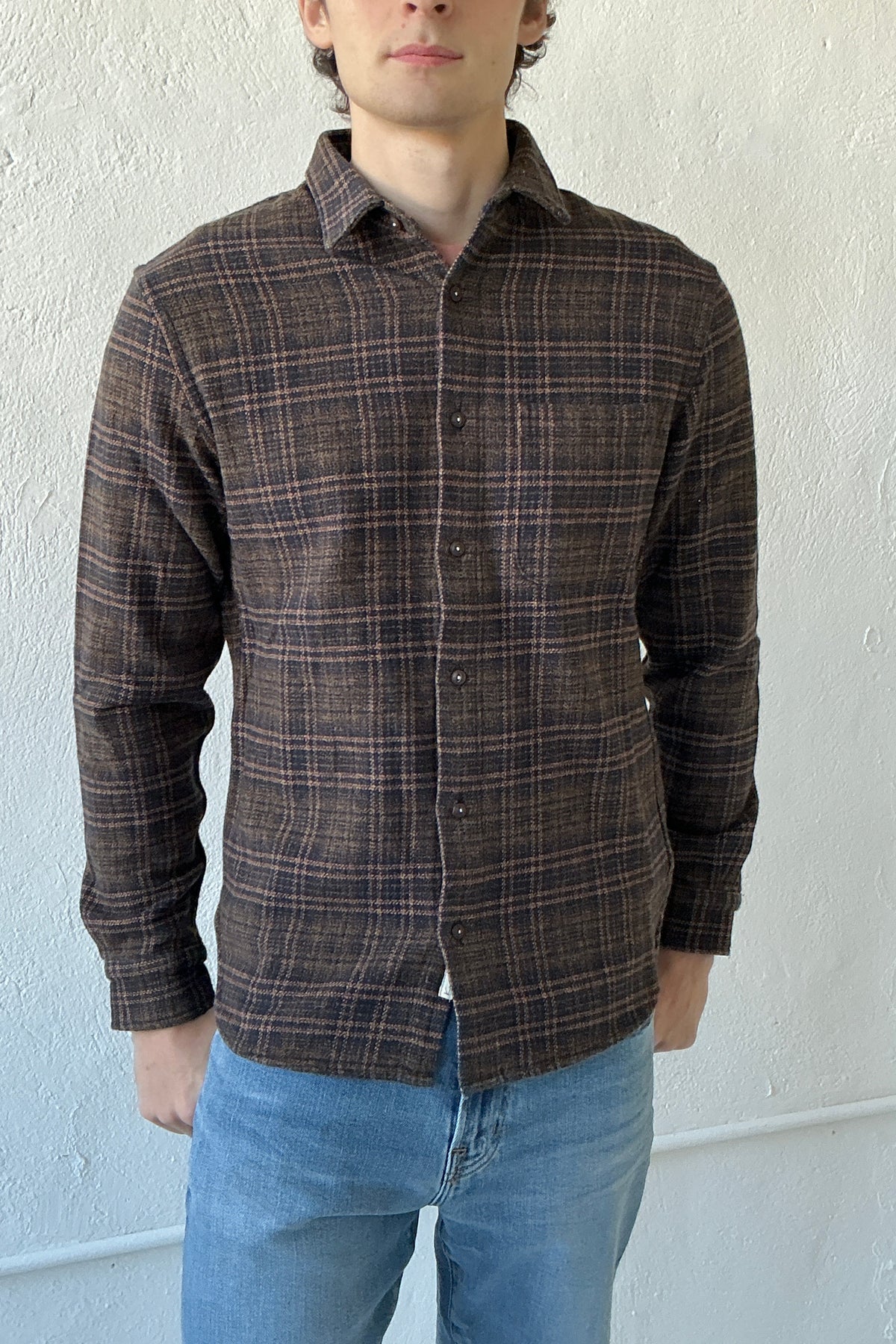 The Ripper Shirt Shirts Hiroshi Kato Heritage Brown S - 2